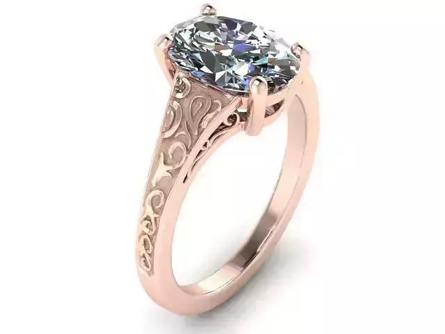 Engraving Rose Ring 