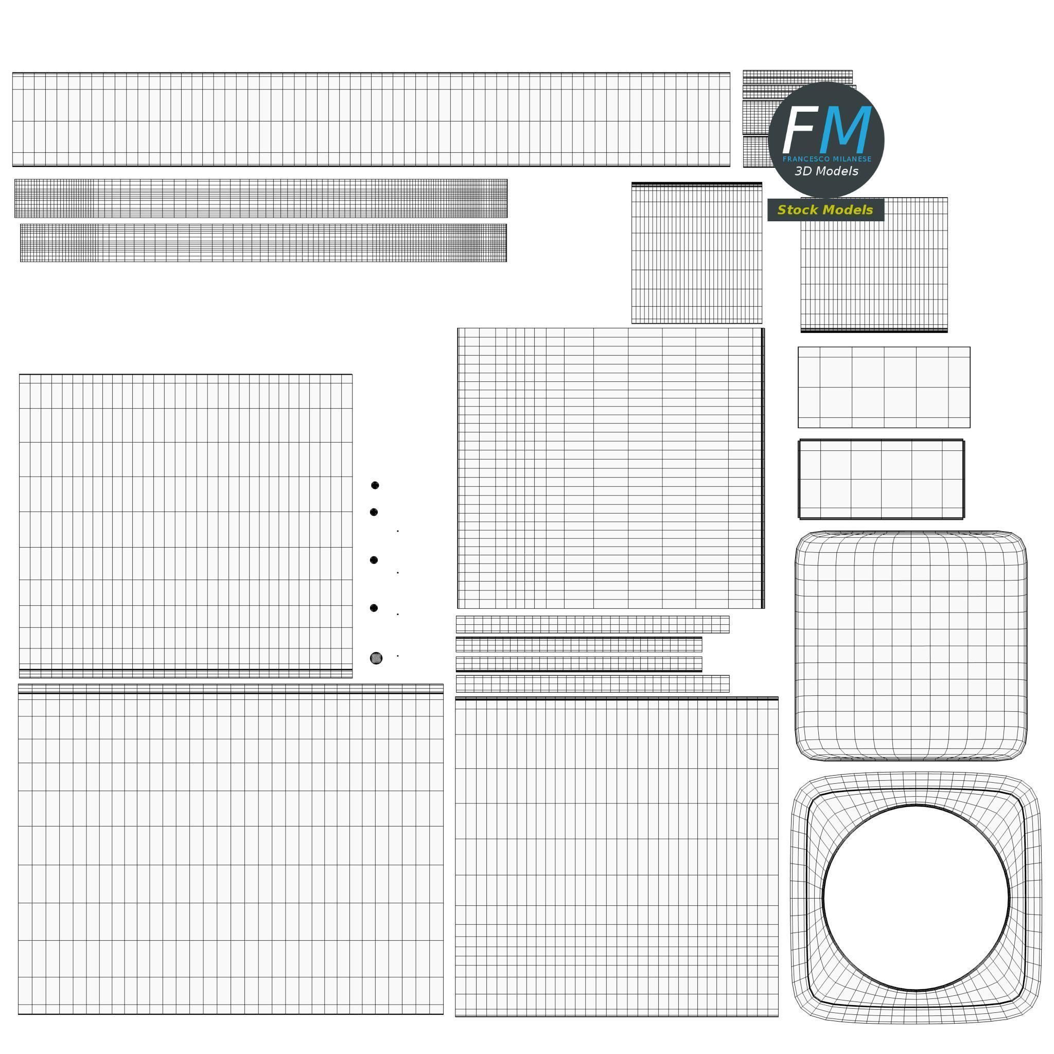 Trophy cup 1 3D model_11