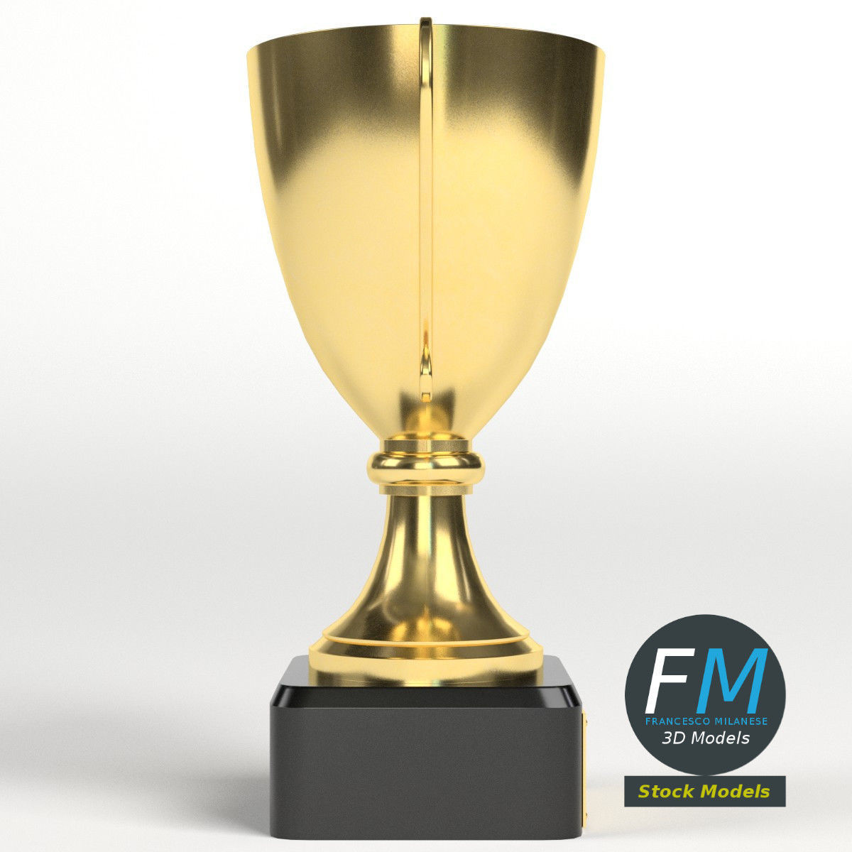 Trophy cup 1 3D model_4