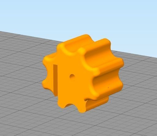 Throttle Pitch Mixture handles 3D for DIY Flight Sim 3D print model_12