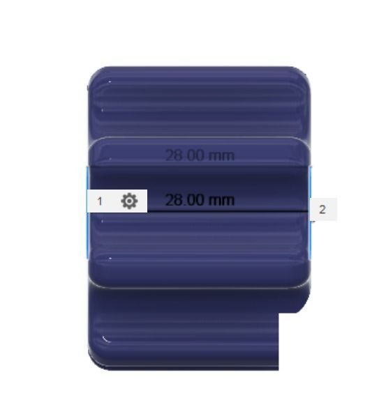 Throttle Pitch Mixture handles 3D for DIY Flight Sim 3D print model_7