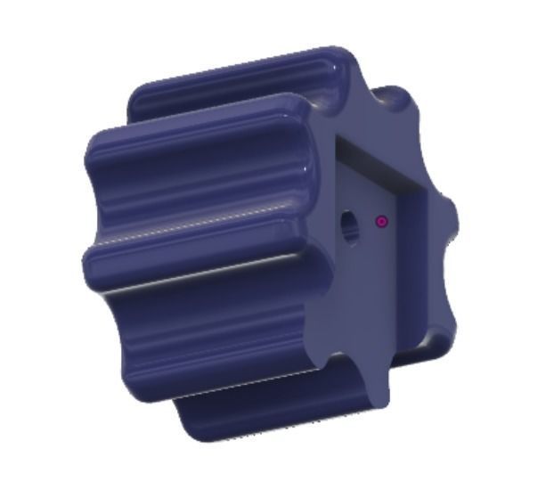 Throttle Pitch Mixture handles 3D for DIY Flight Sim 3D print model_10