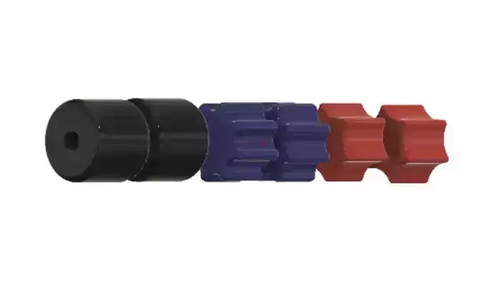 Throttle Pitch Mixture handles 3D for DIY Flight Sim 3D print model