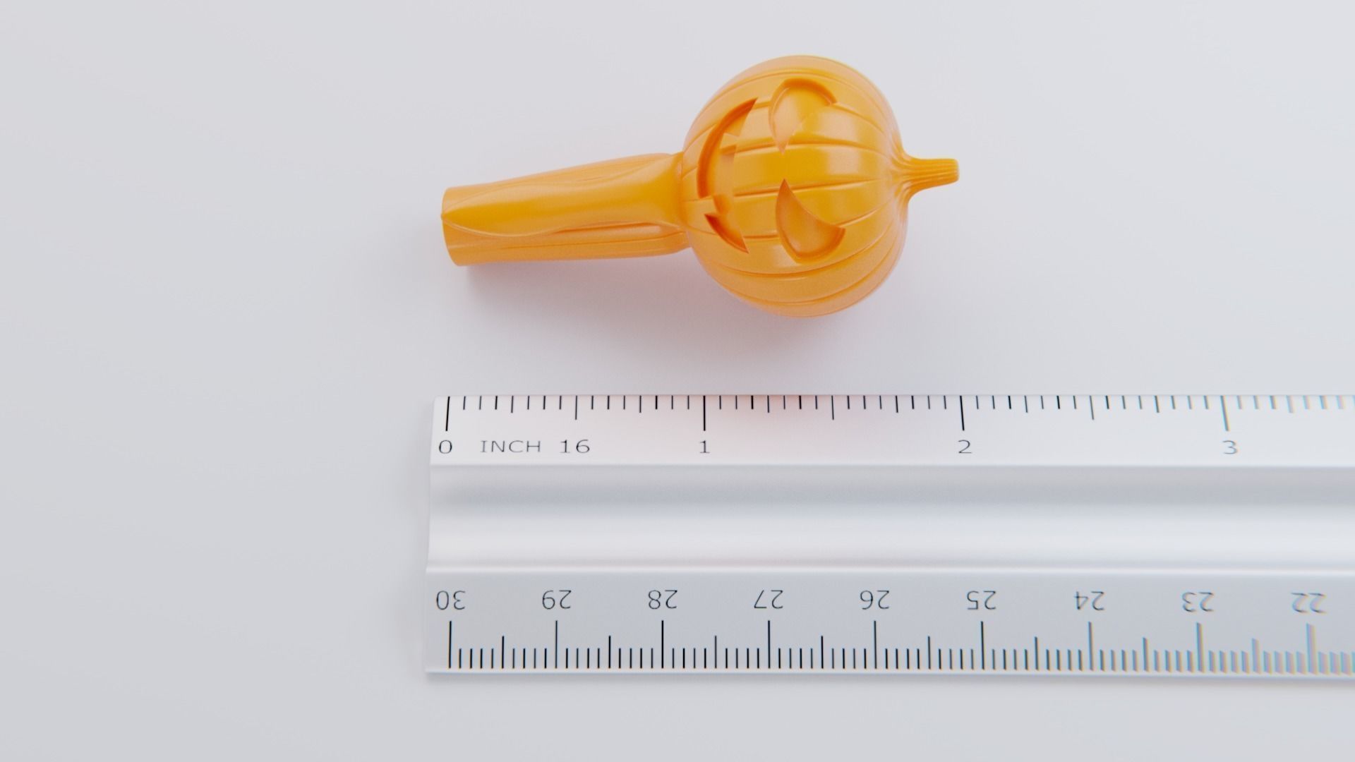Pumpkin Pencil Cap 3D print model_2