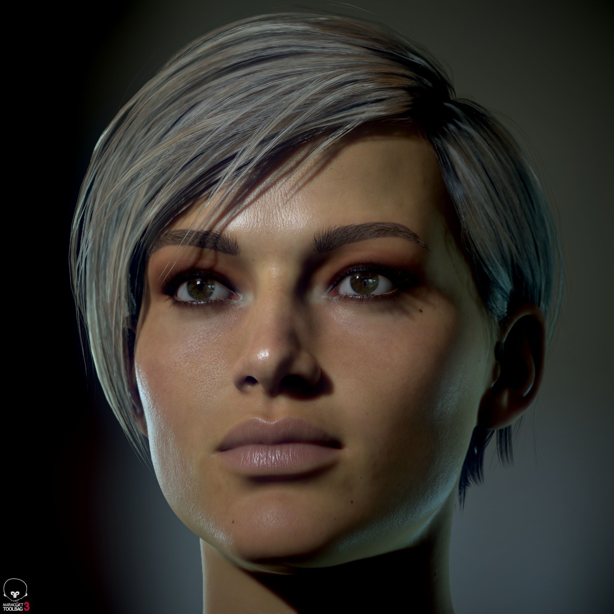 Female Head - Ana - Gen2  3D model_45