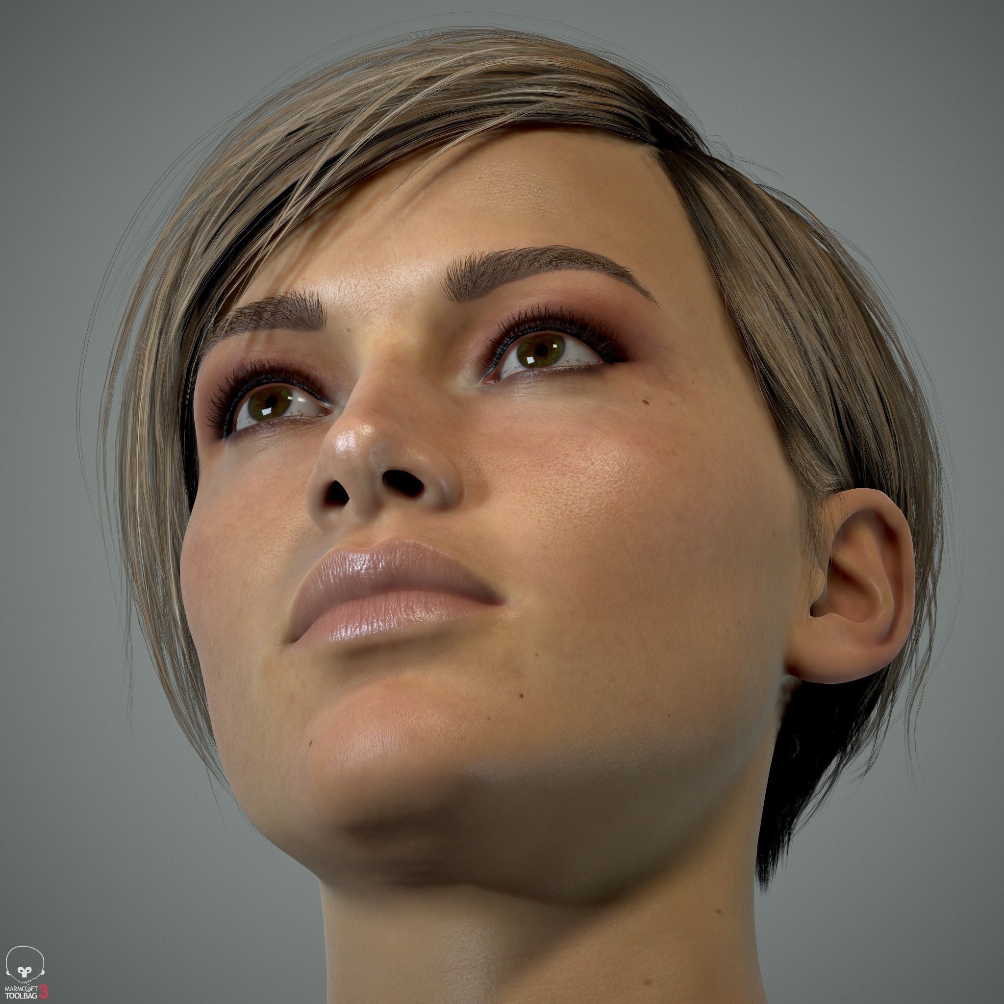Female Head - Ana - Gen2  3D model_18