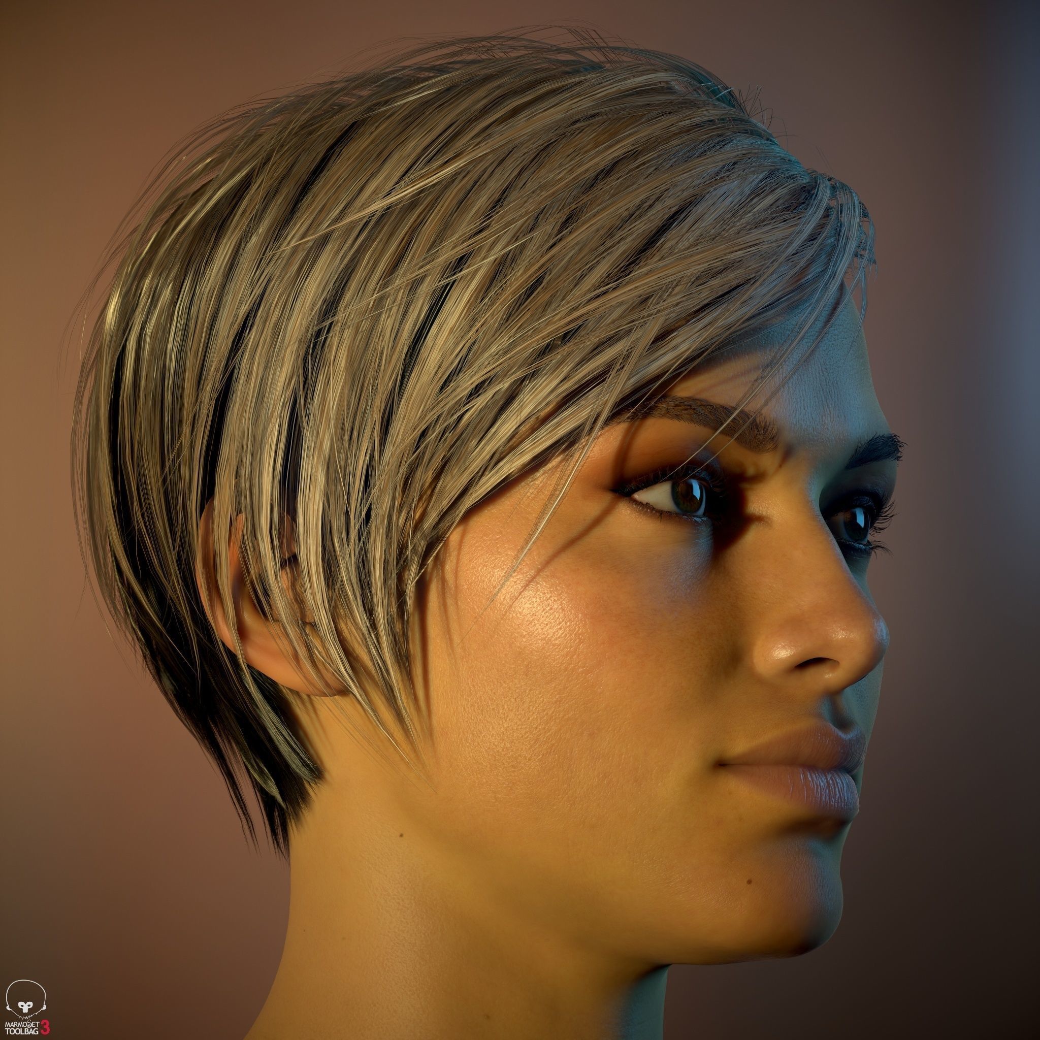 Female Head - Ana - Gen2  3D model_43