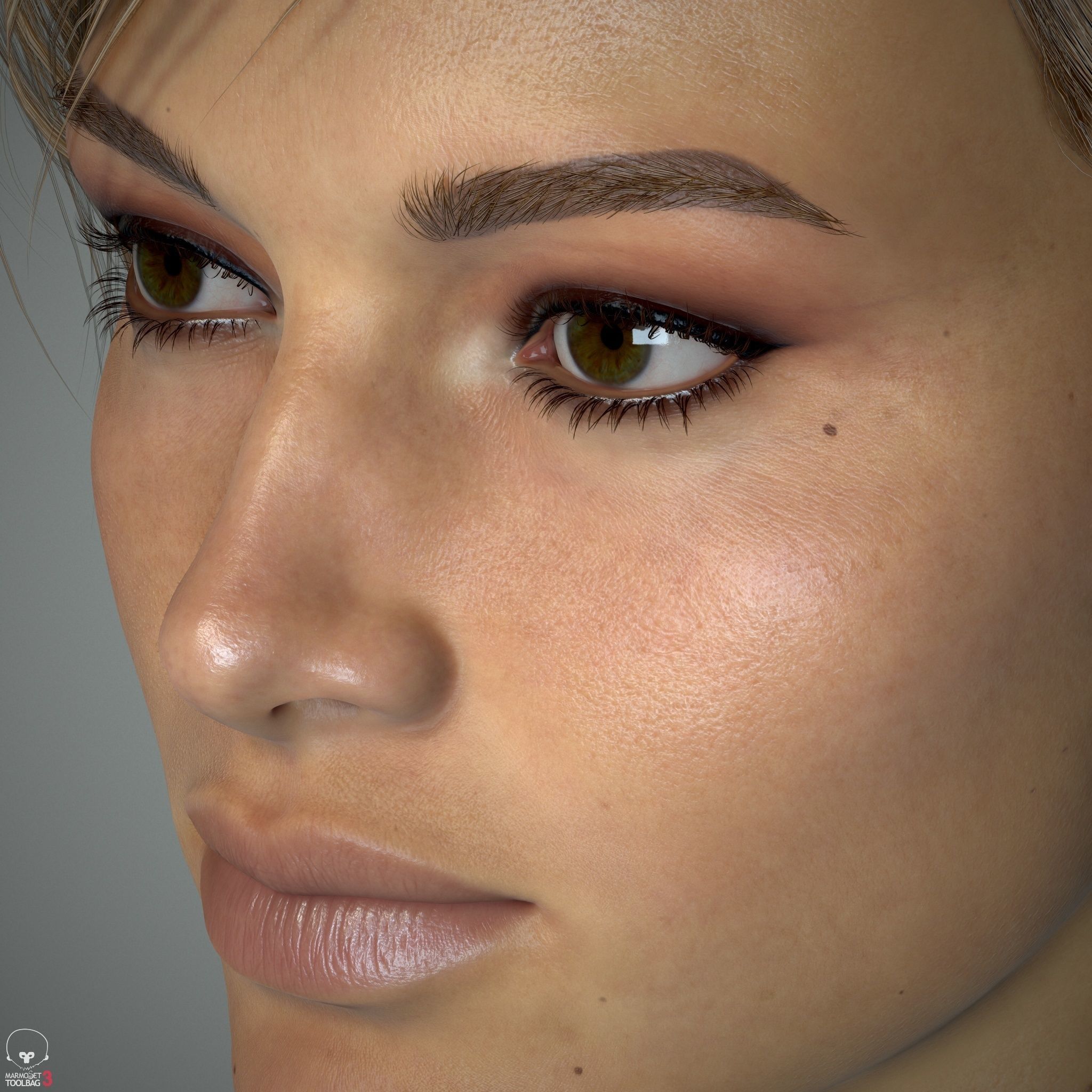 Female Head - Ana - Gen2  3D model_21
