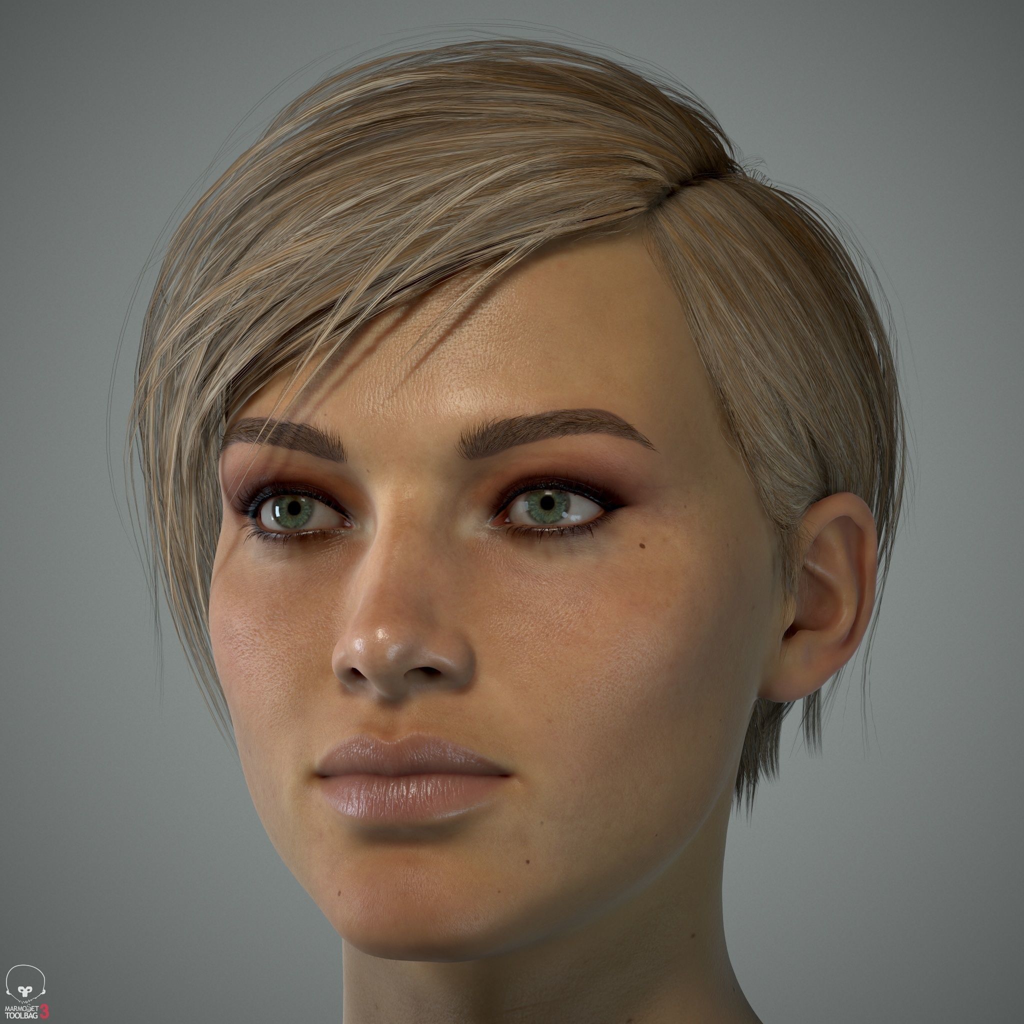 Female Head - Ana - Gen2  3D model_28