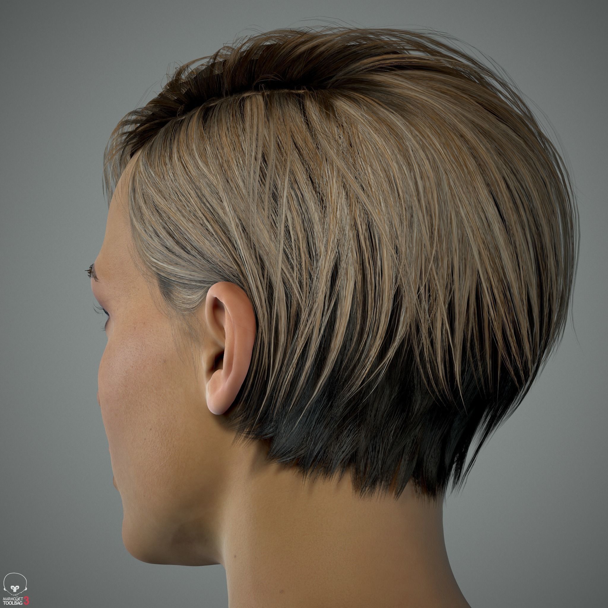 Female Head - Ana - Gen2  3D model_11
