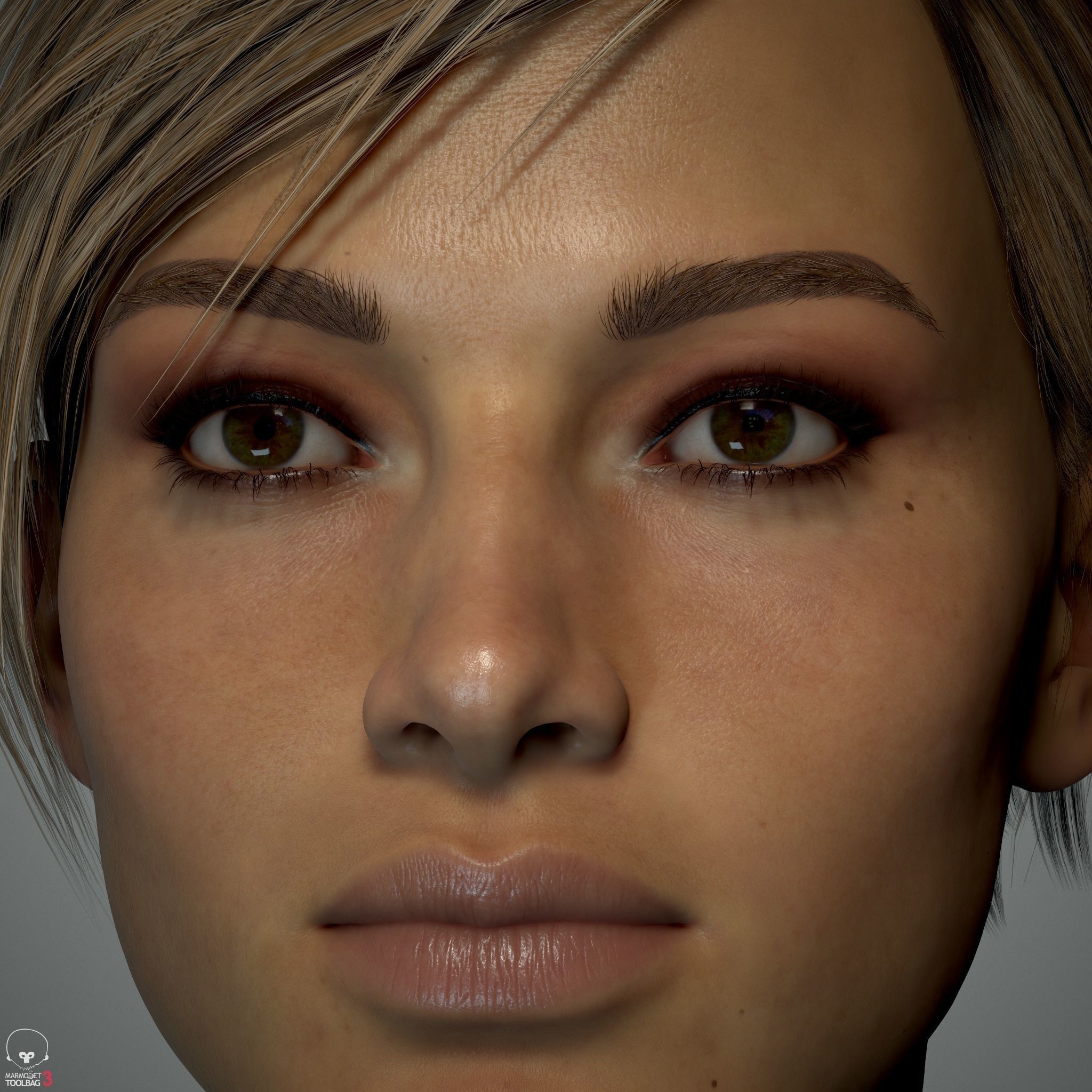 Female Head - Ana - Gen2  3D model_23
