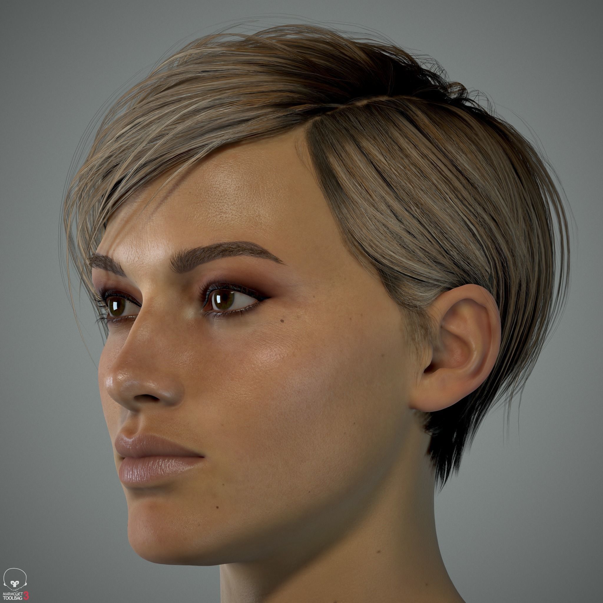 Female Head - Ana - Gen2  3D model_14