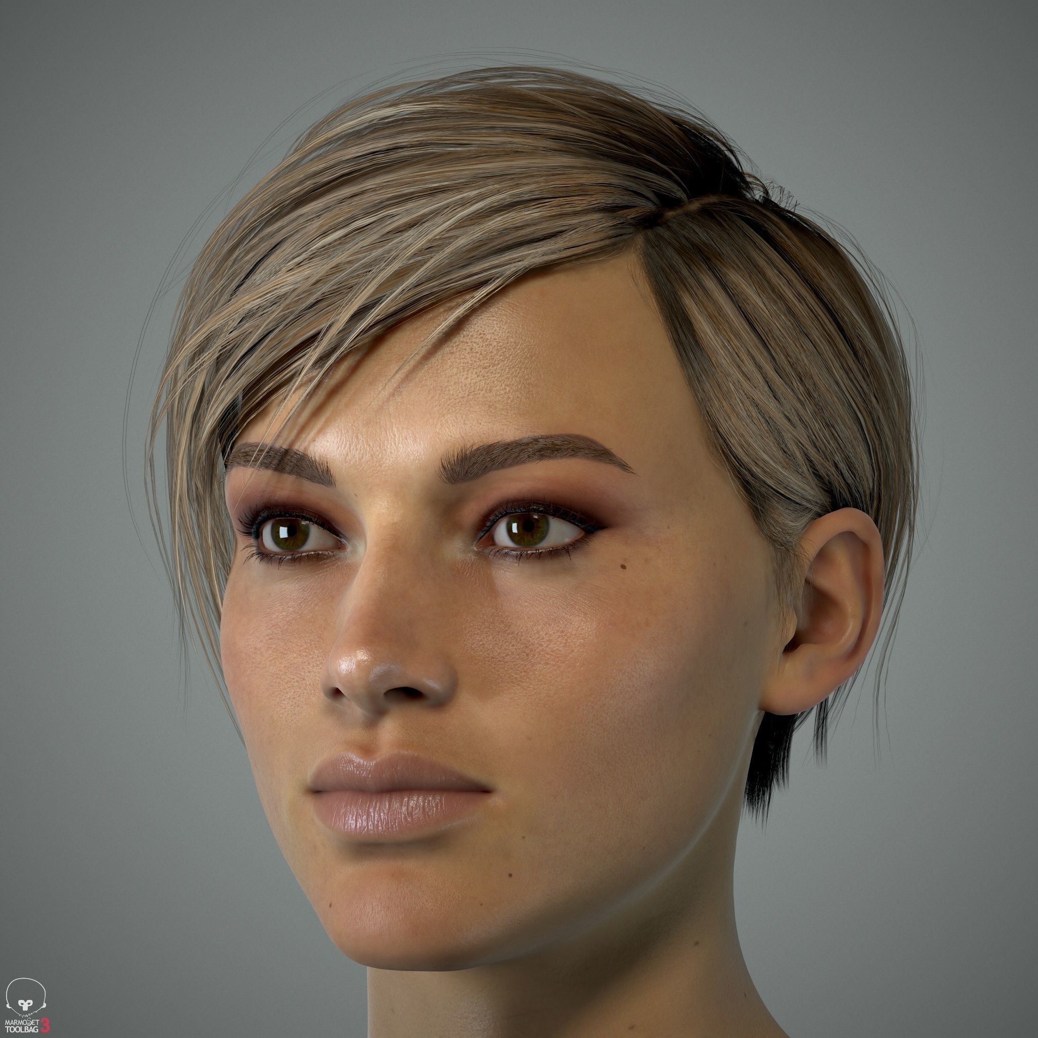 Female Head - Ana - Gen2  3D model_15