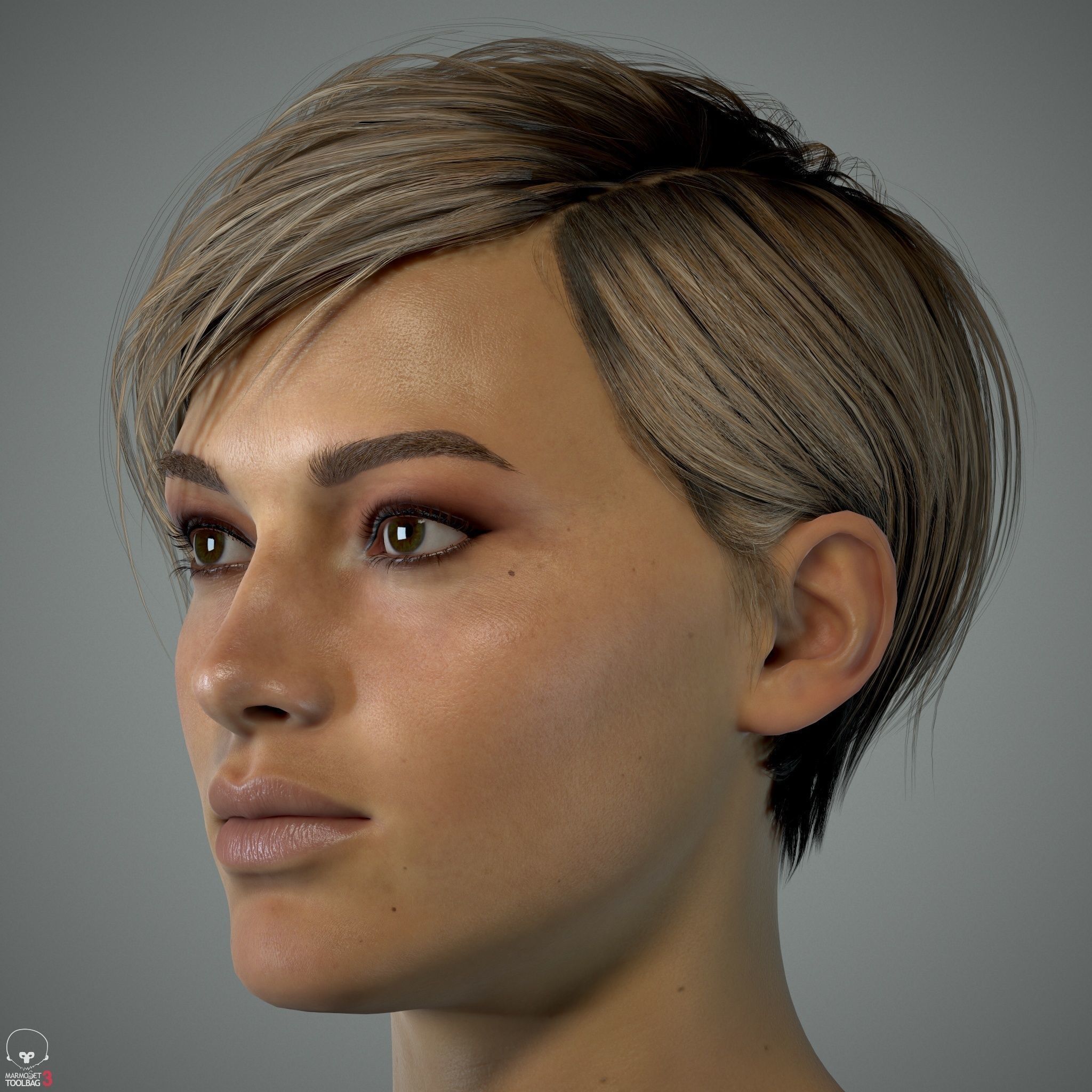 Female Head - Ana - Gen2  3D model_20
