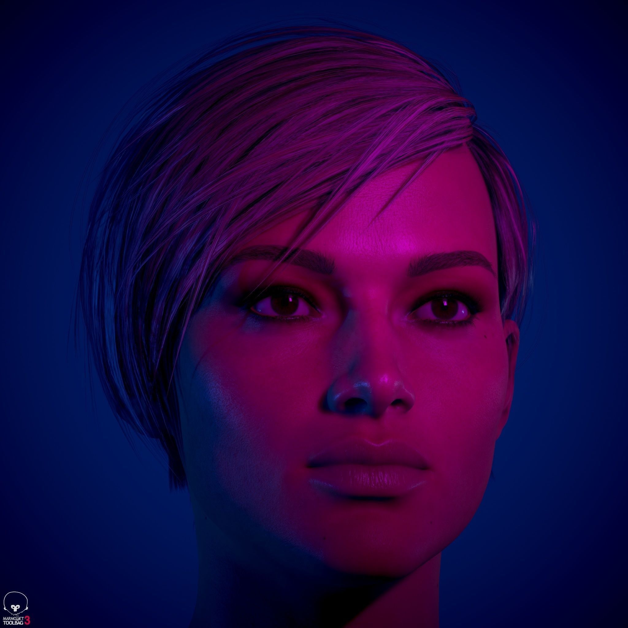 Female Head - Ana - Gen2  3D model_39