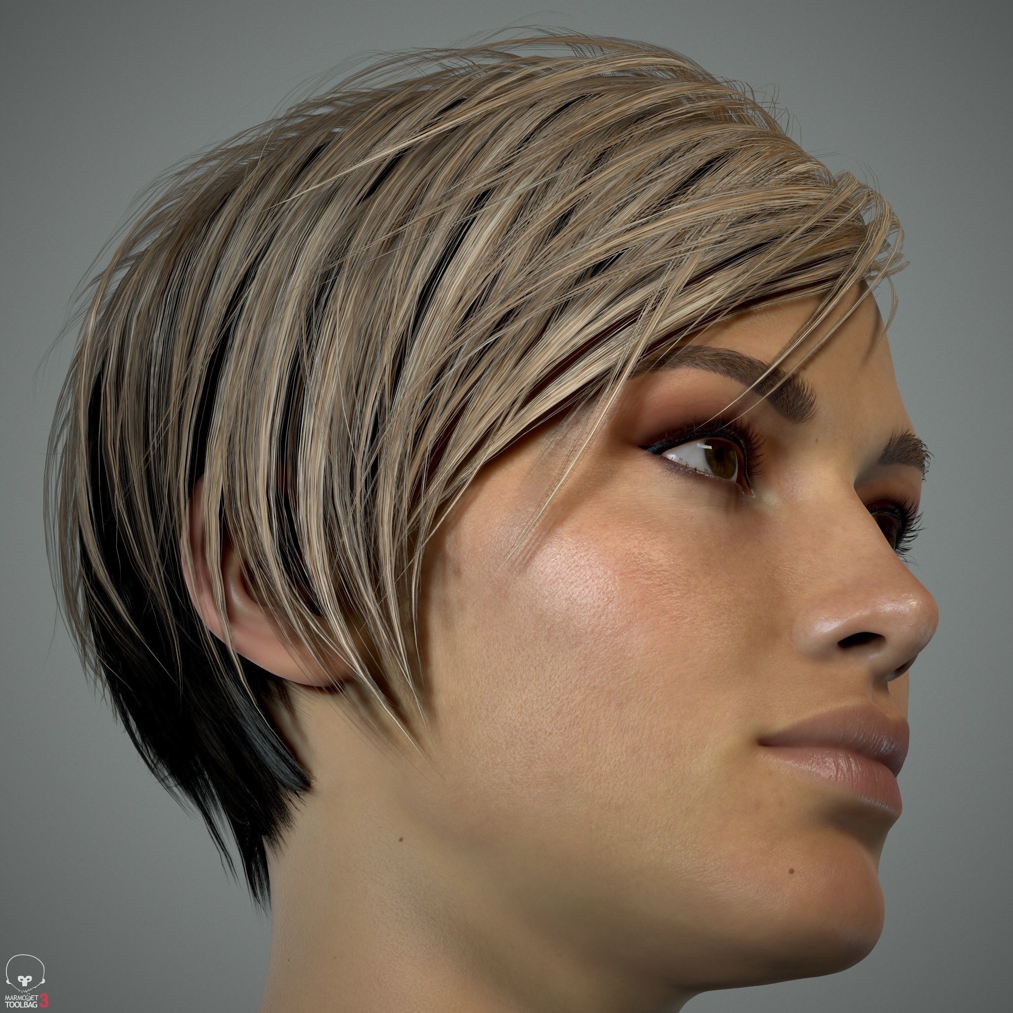 Female Head - Ana - Gen2  3D model_19