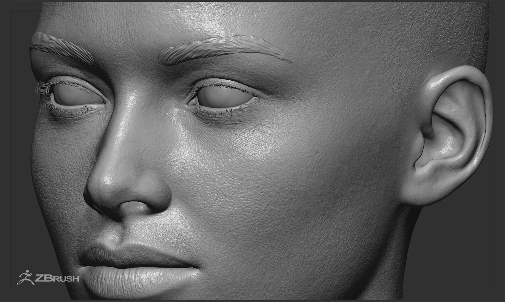 Female Head - Ana - Gen2  3D model_53