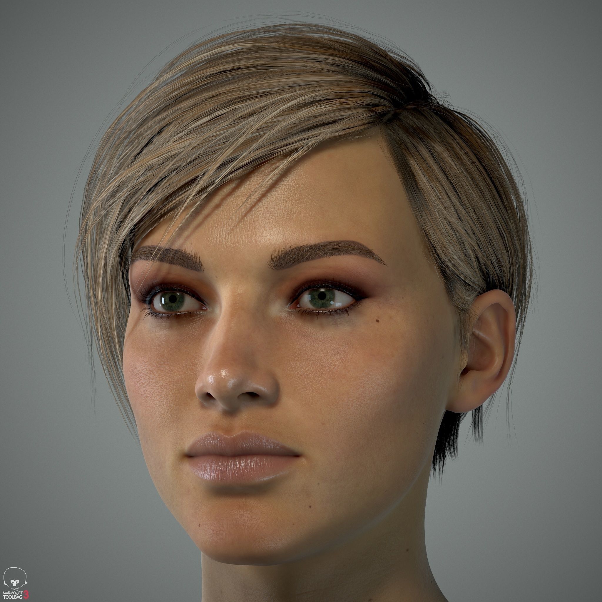 Female Head - Ana - Gen2  3D model_26