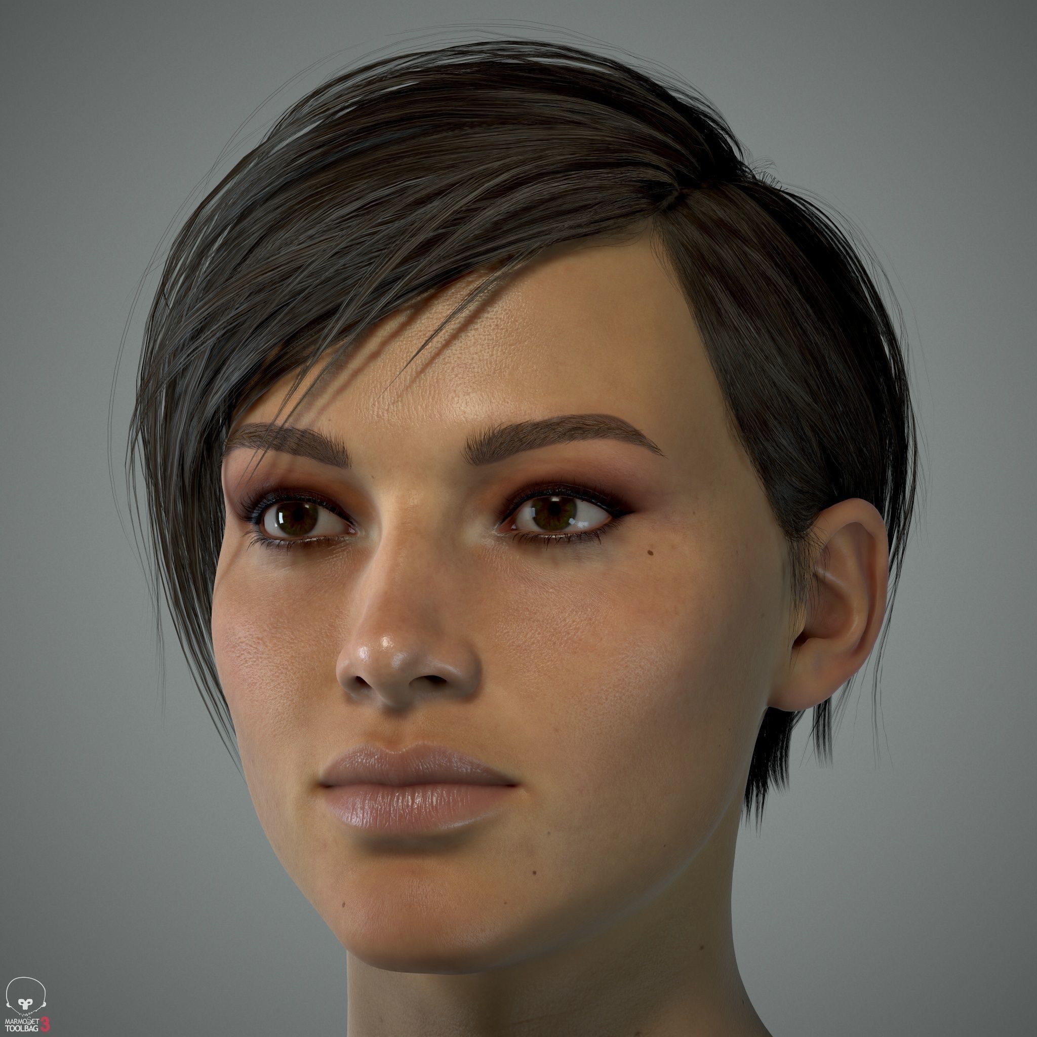 Female Head - Ana - Gen2  3D model_27