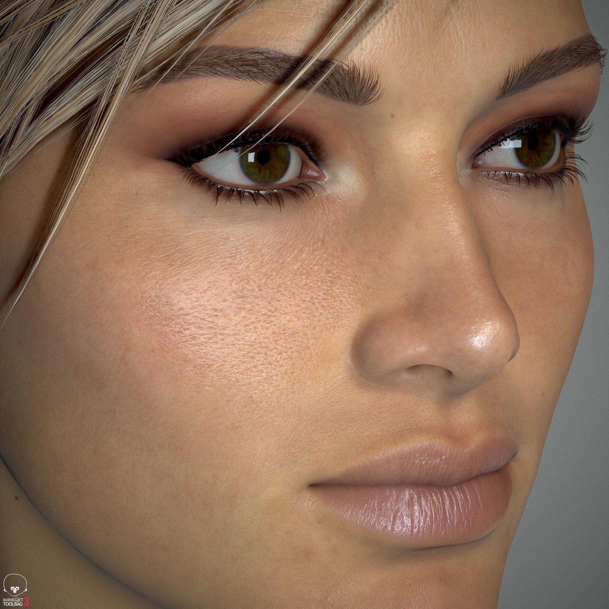 Female Head - Ana - Gen2  3D model_22