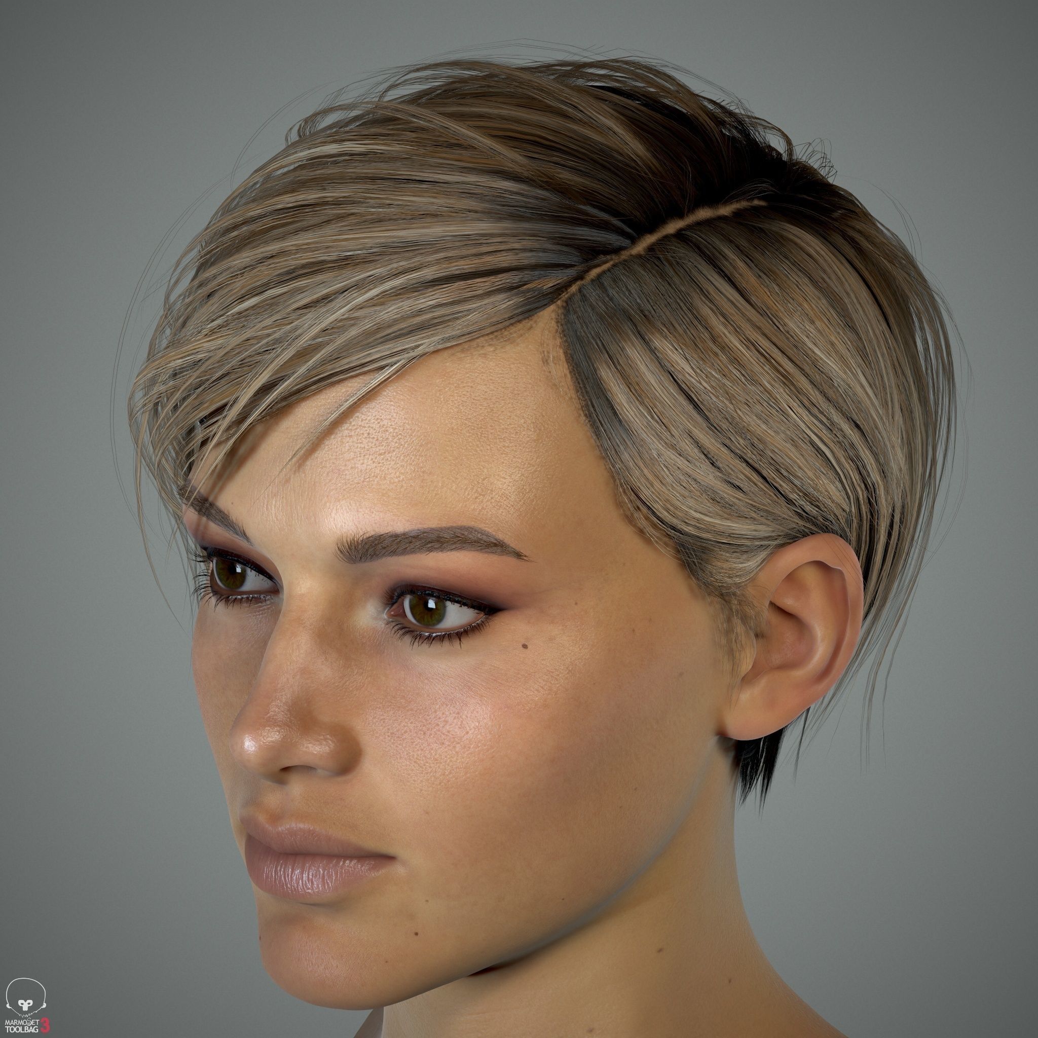 Female Head - Ana - Gen2  3D model_16