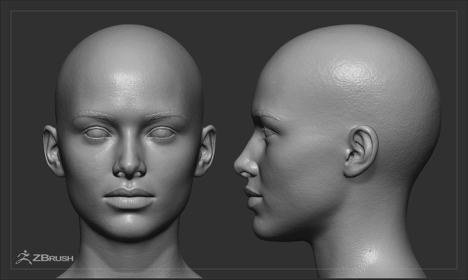 Female Head - Ana - Gen2  3D model_49