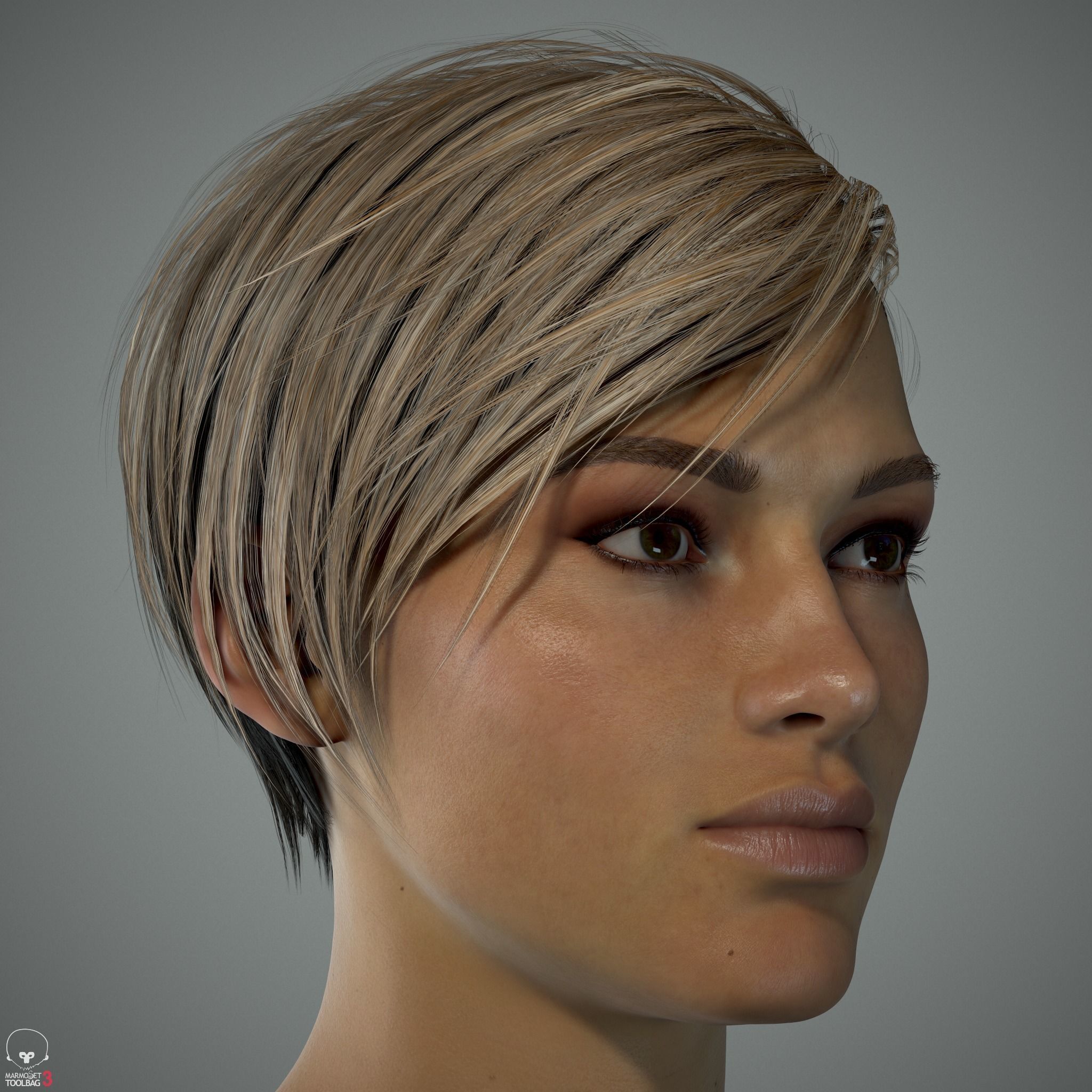 Female Head - Ana - Gen2  3D model_5