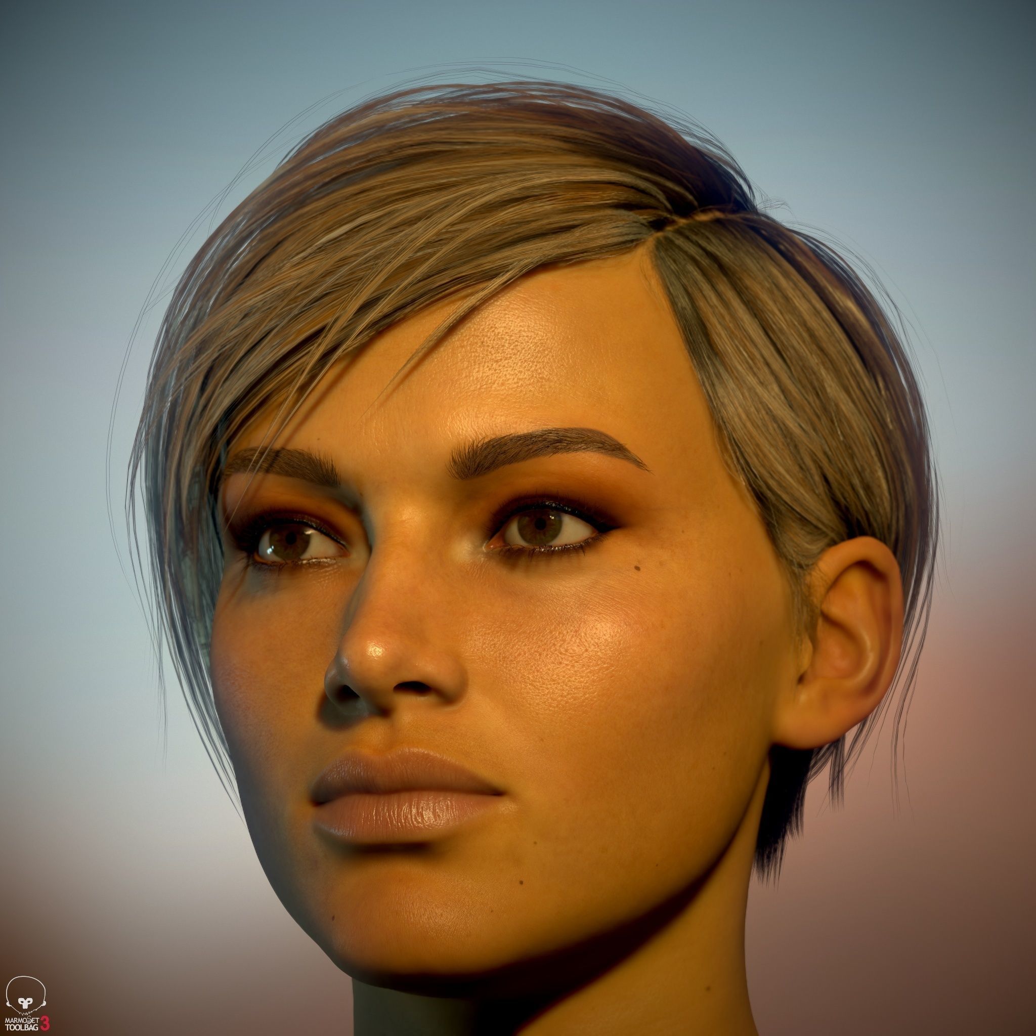 Female Head - Ana - Gen2  3D model_44