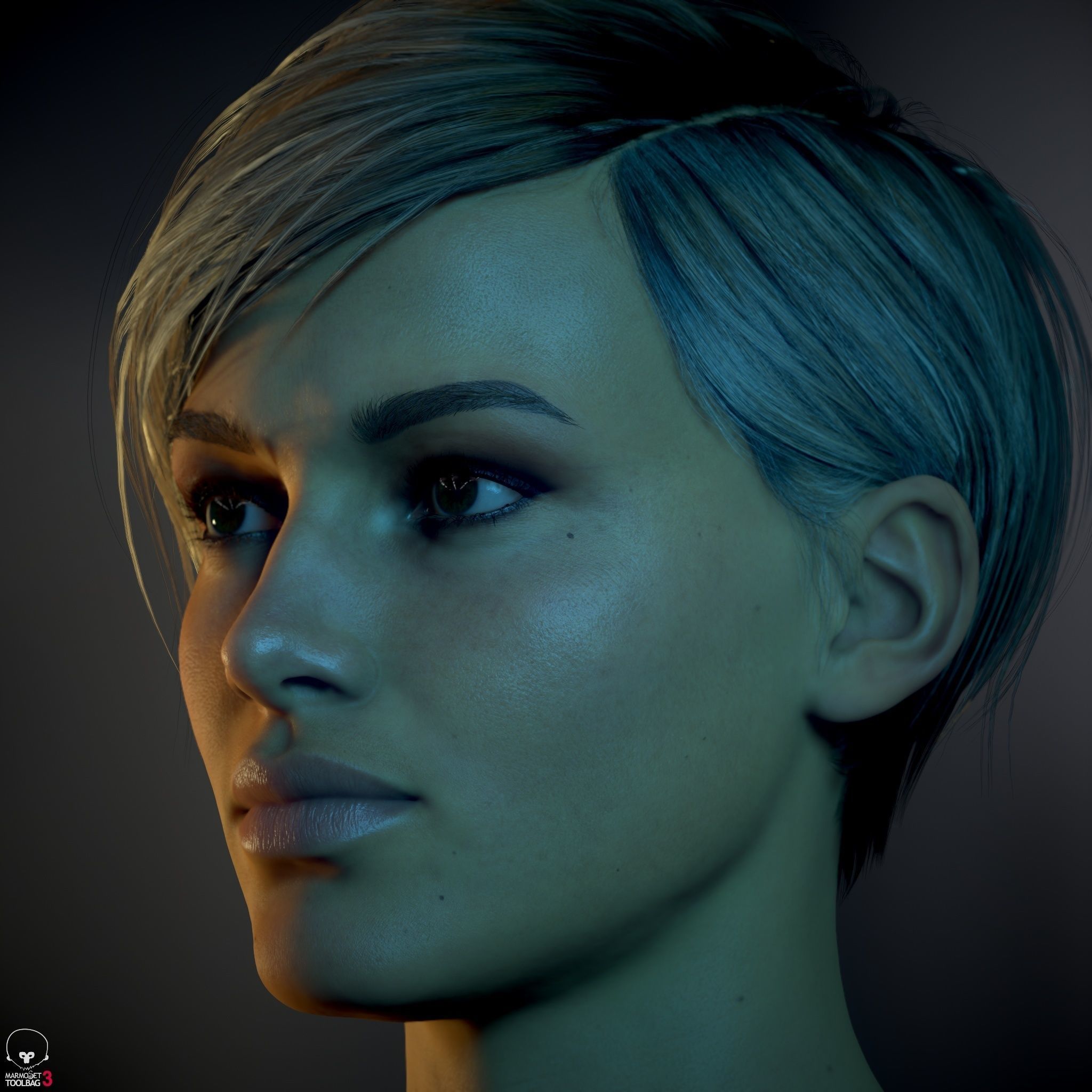 Female Head - Ana - Gen2  3D model_42