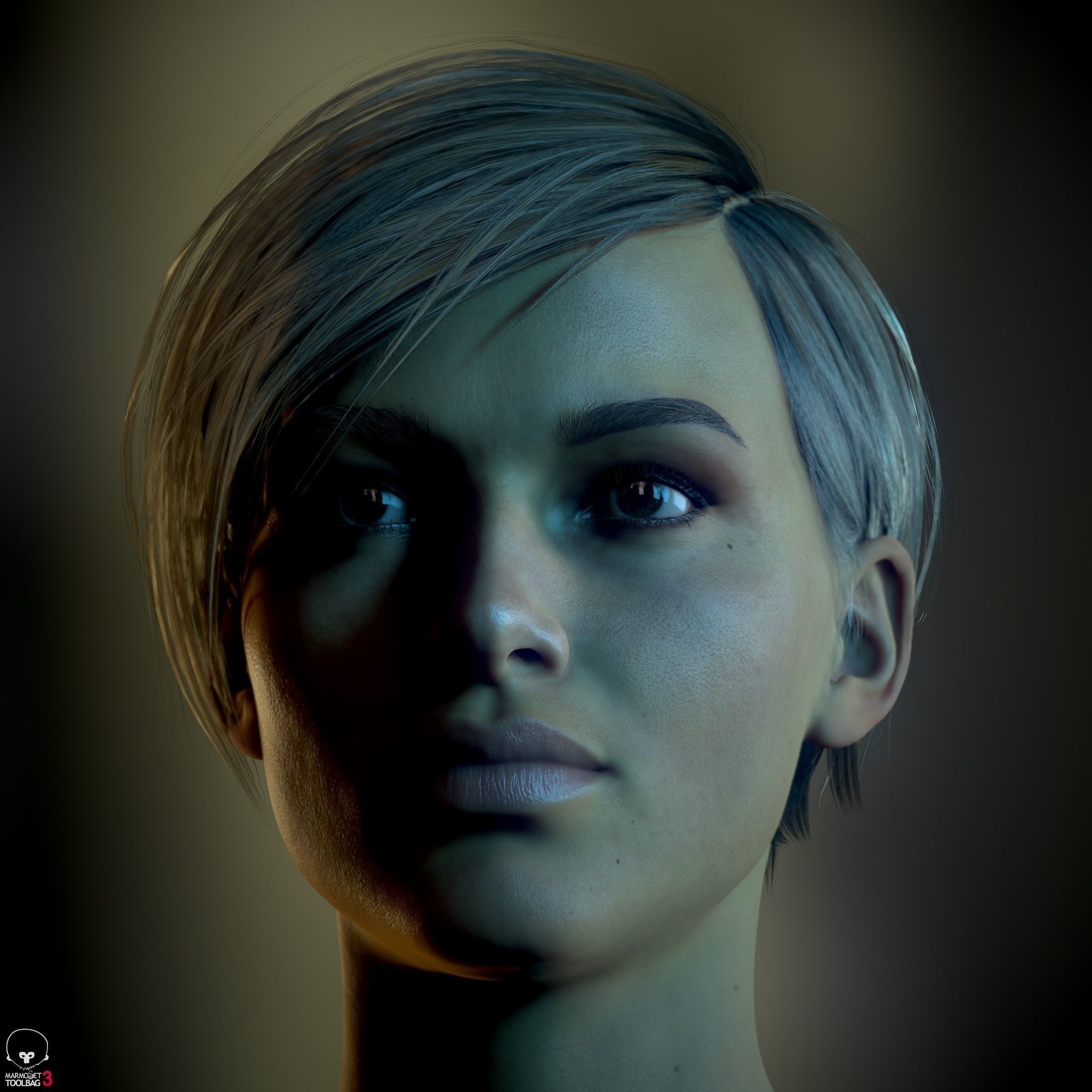 Female Head - Ana - Gen2  3D model_41