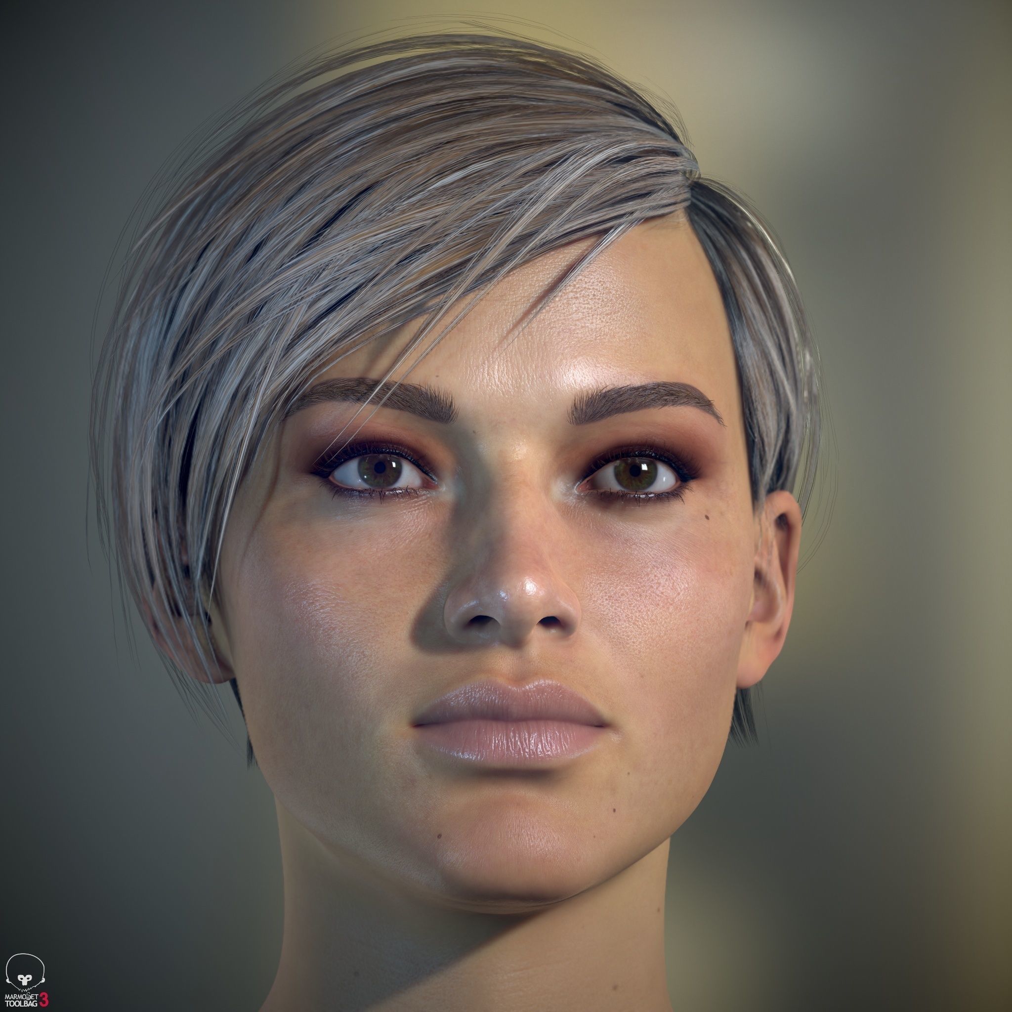 Female Head - Ana - Gen2  3D model_46