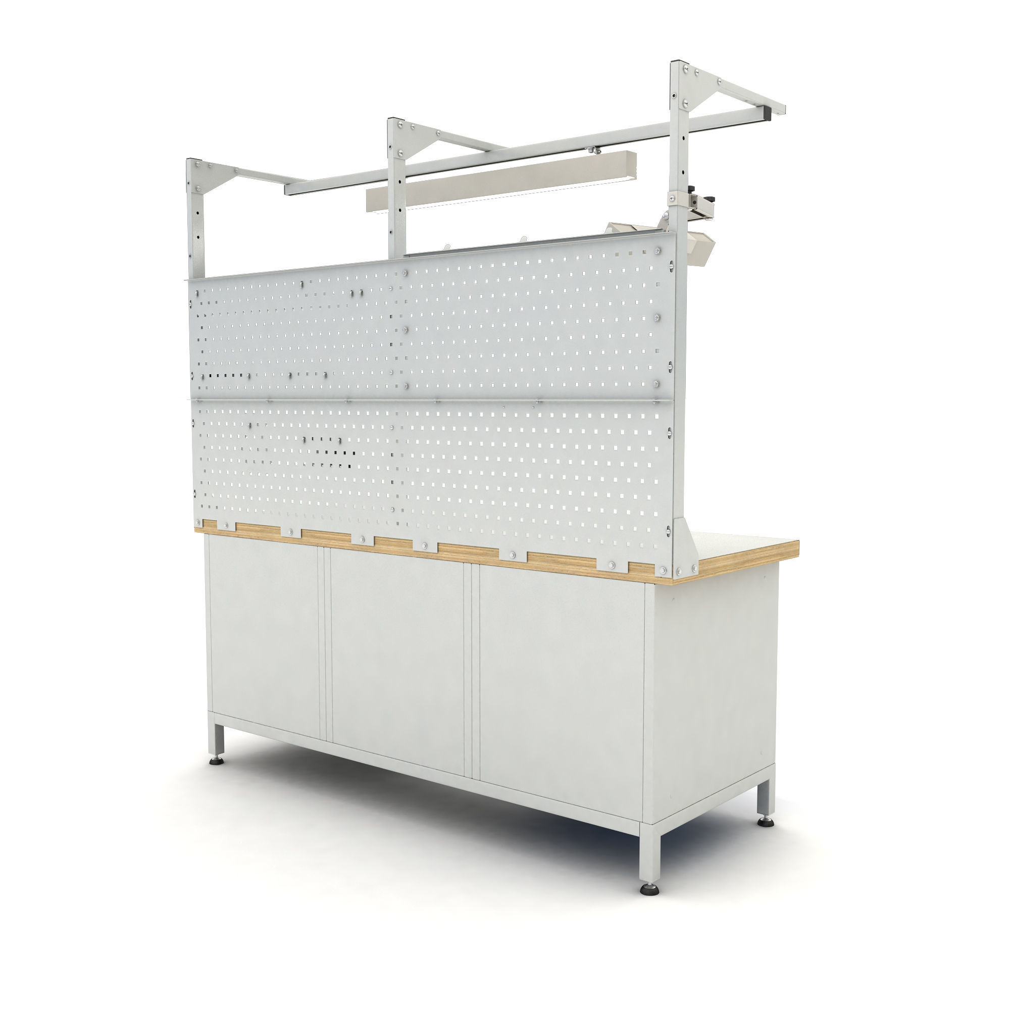 adjustable workbench d5t 1900x720x2055 3D model_3