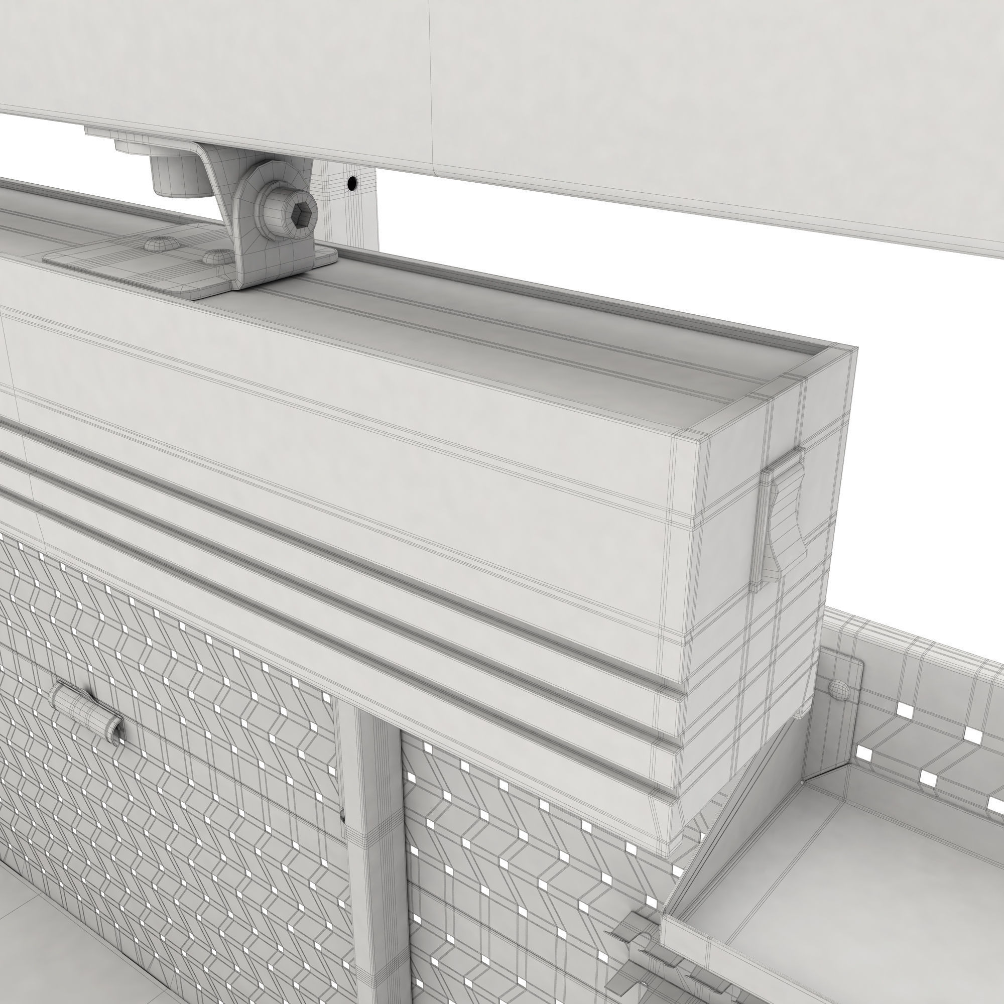 adjustable workbench d5t 1900x720x2055 3D model_17