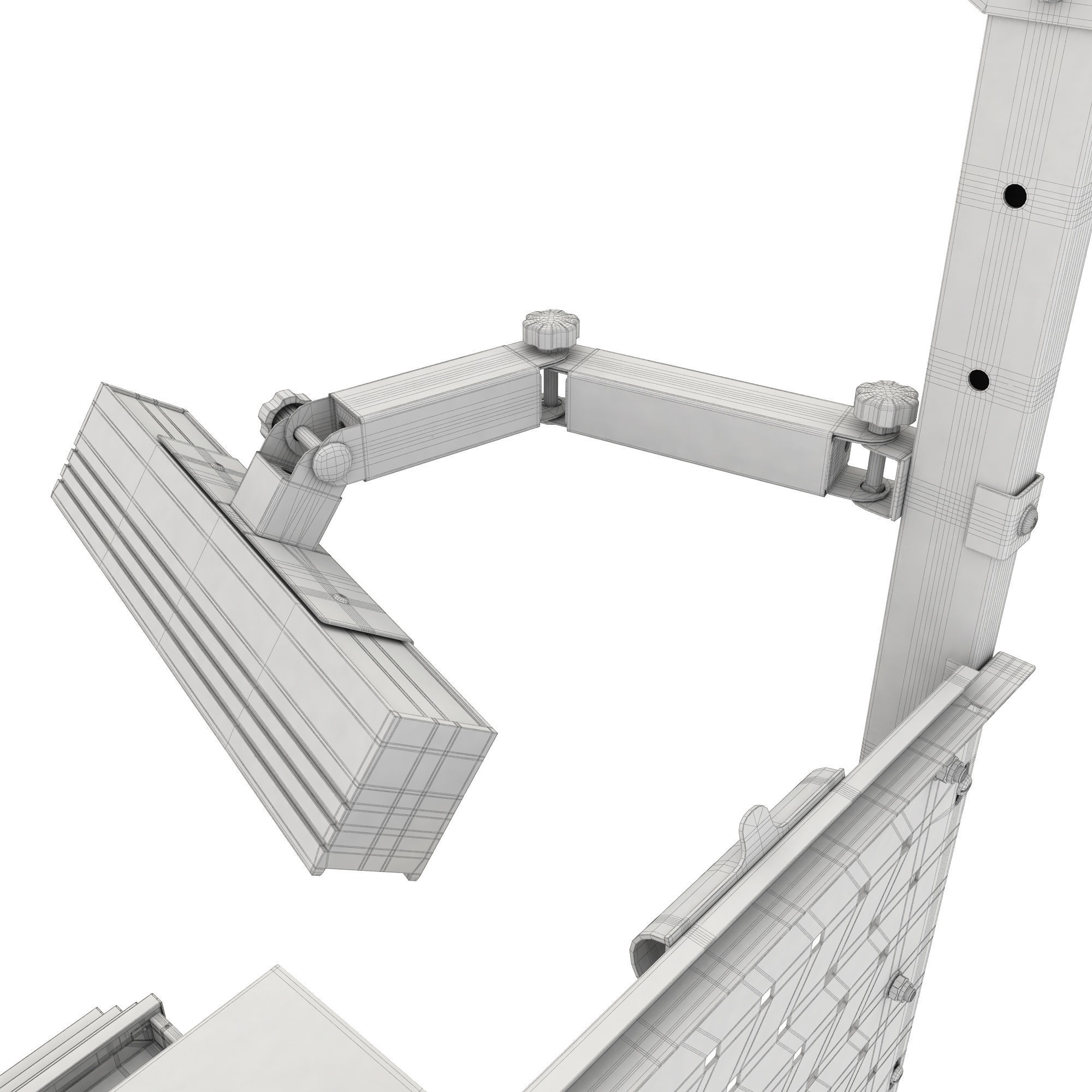 adjustable workbench d5t 1900x720x2055 3D model_15