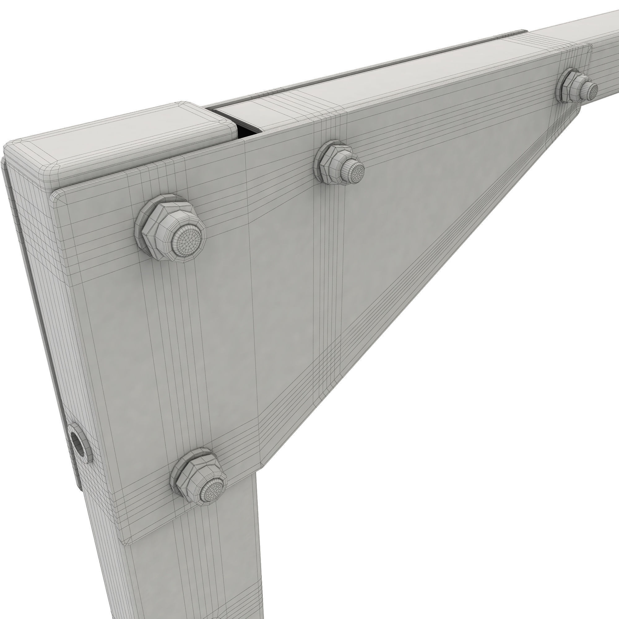 adjustable workbench d5t 1900x720x2055 3D model_20