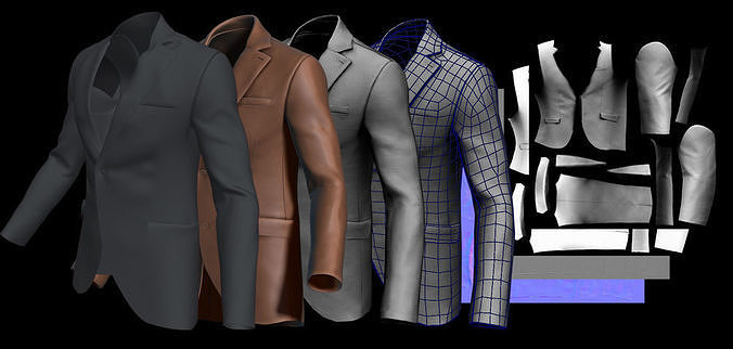 Suit for Marvelous Designer Video and File 3D model