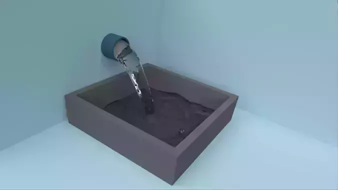 Water flowing