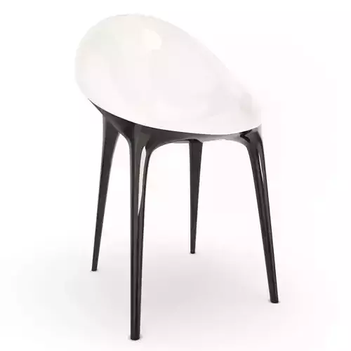 Super Impossible Plastic Chair Kartell 3D model