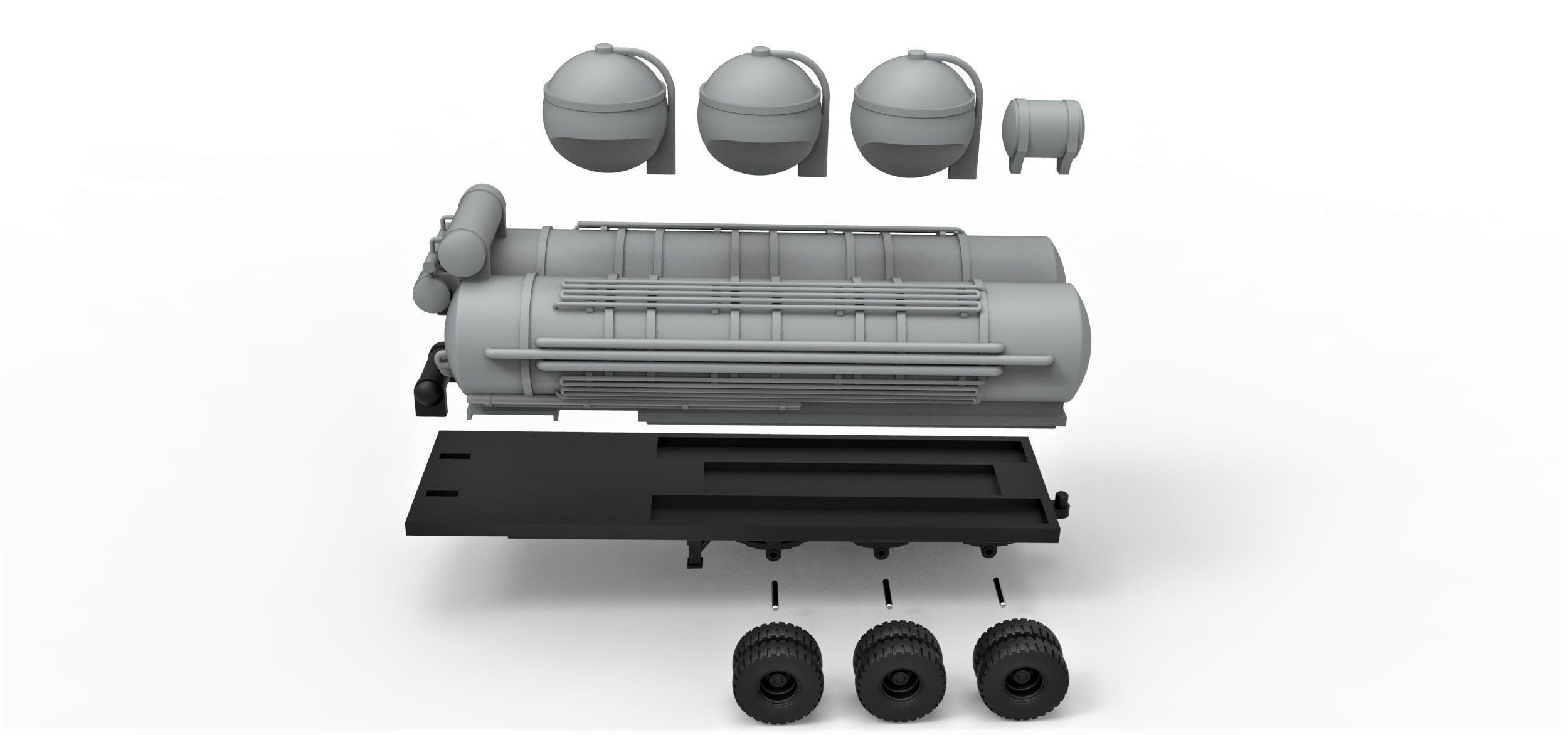 People eater truck from Mad Max 4 Scale 1 to 43 3D print model_21