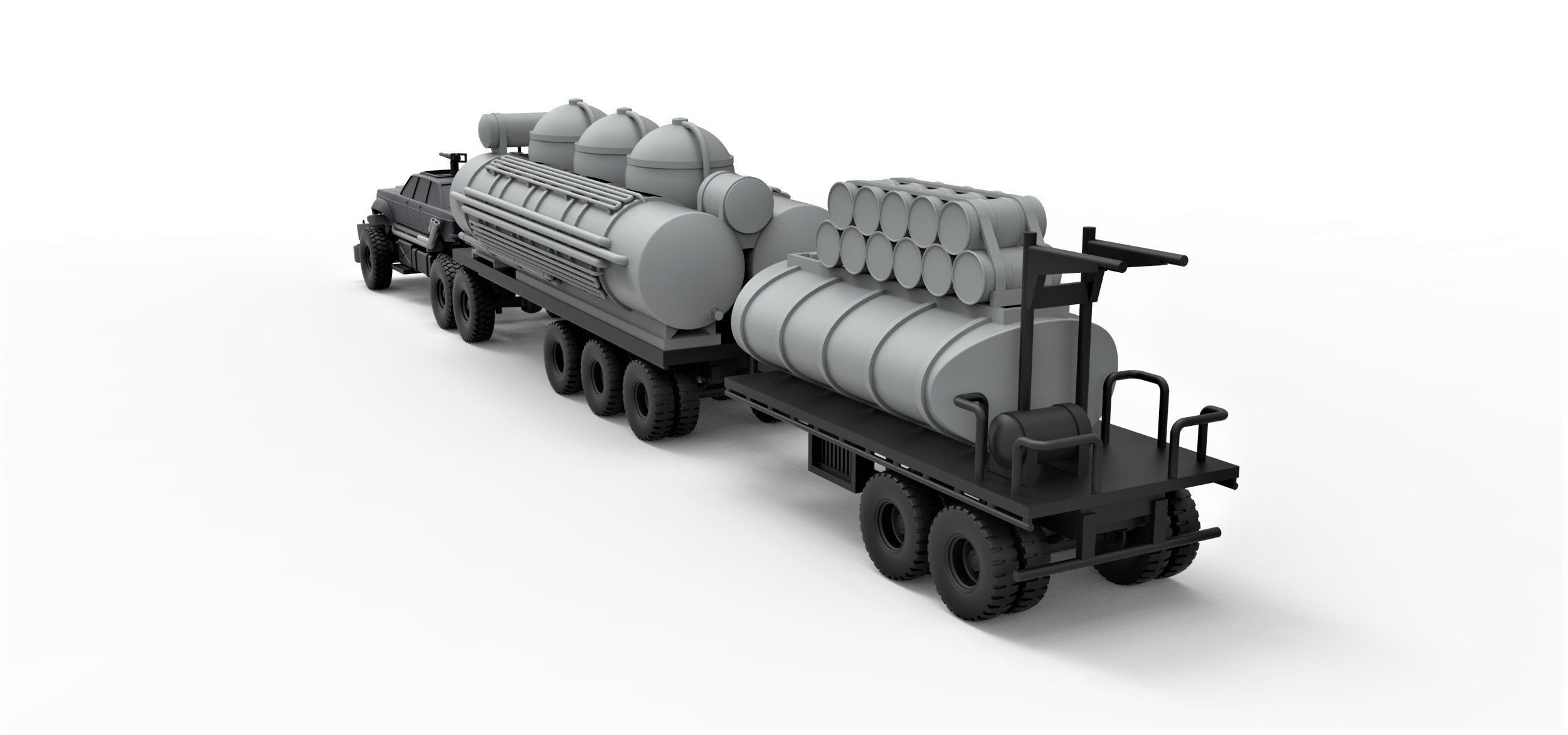 People eater truck from Mad Max 4 Scale 1 to 43 3D print model_14