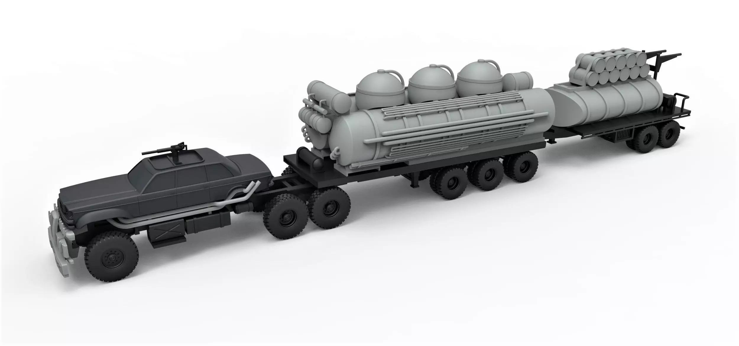 People eater truck from Mad Max 4 Scale 1 to 43 3D print model_0