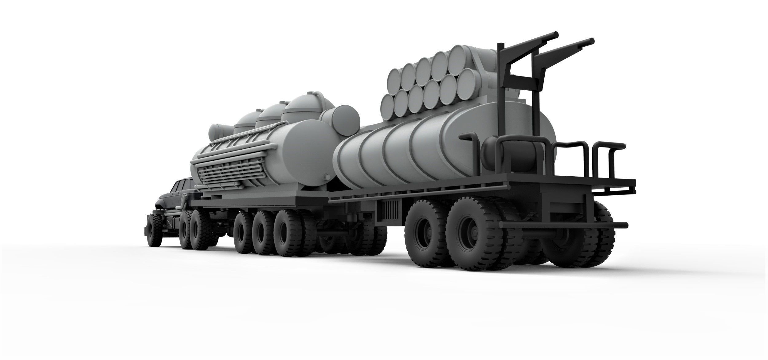 People eater truck from Mad Max 4 Scale 1 to 43 3D print model_15