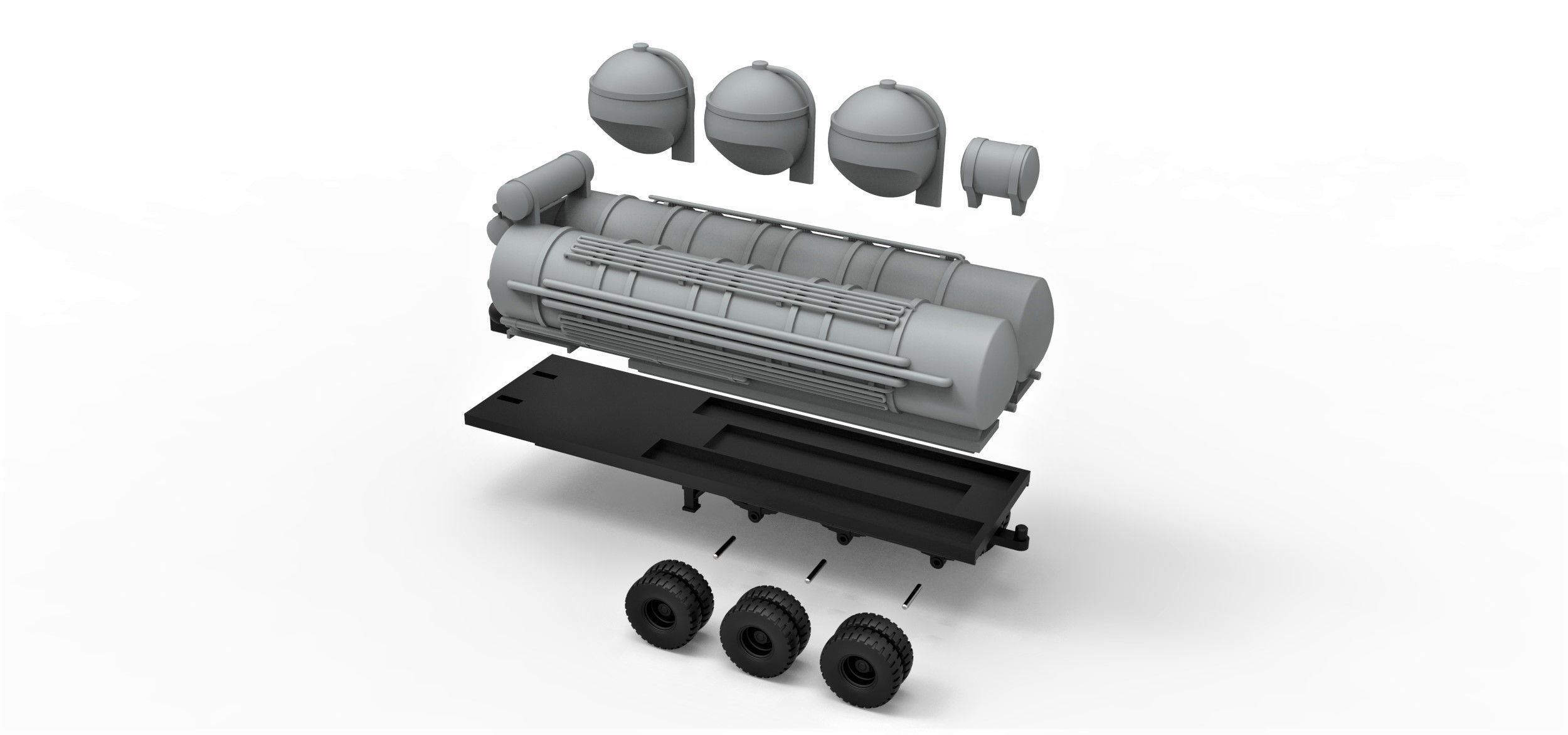 People eater truck from Mad Max 4 Scale 1 to 43 3D print model_22