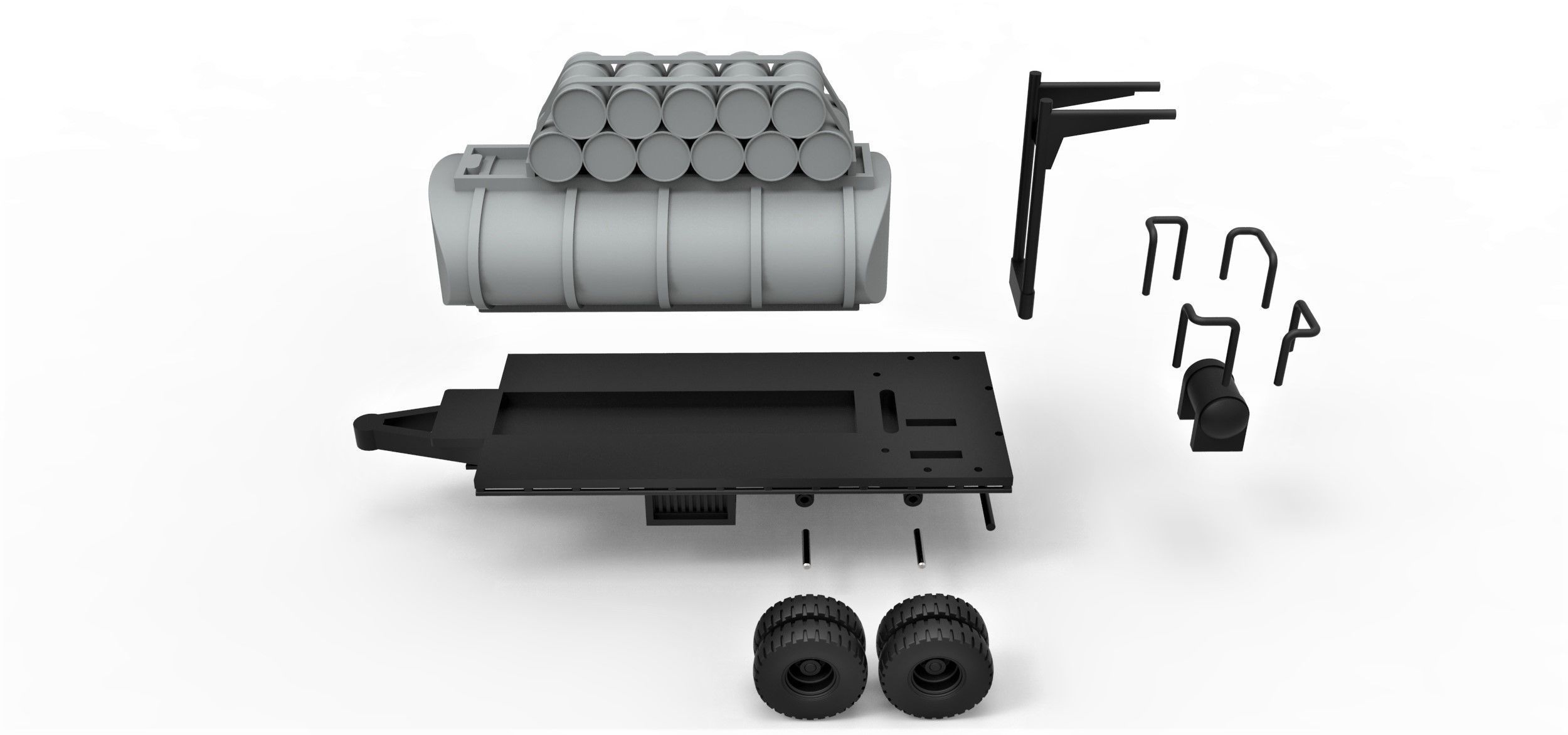 People eater truck from Mad Max 4 Scale 1 to 43 3D print model_24