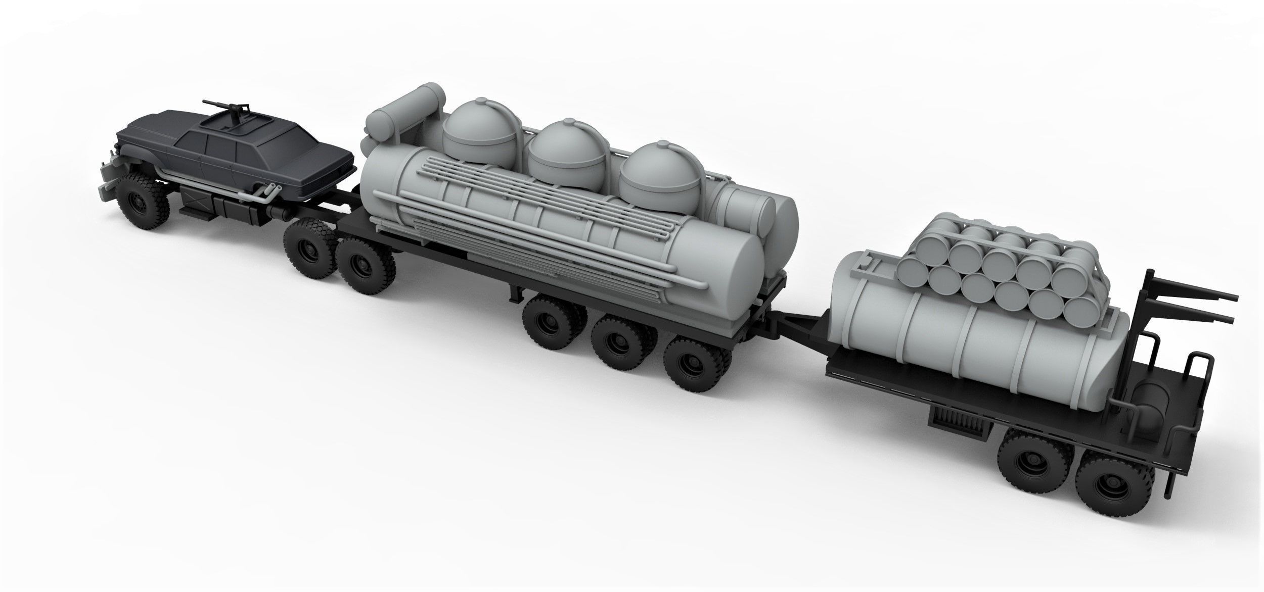 People eater truck from Mad Max 4 Scale 1 to 43 3D print model_12