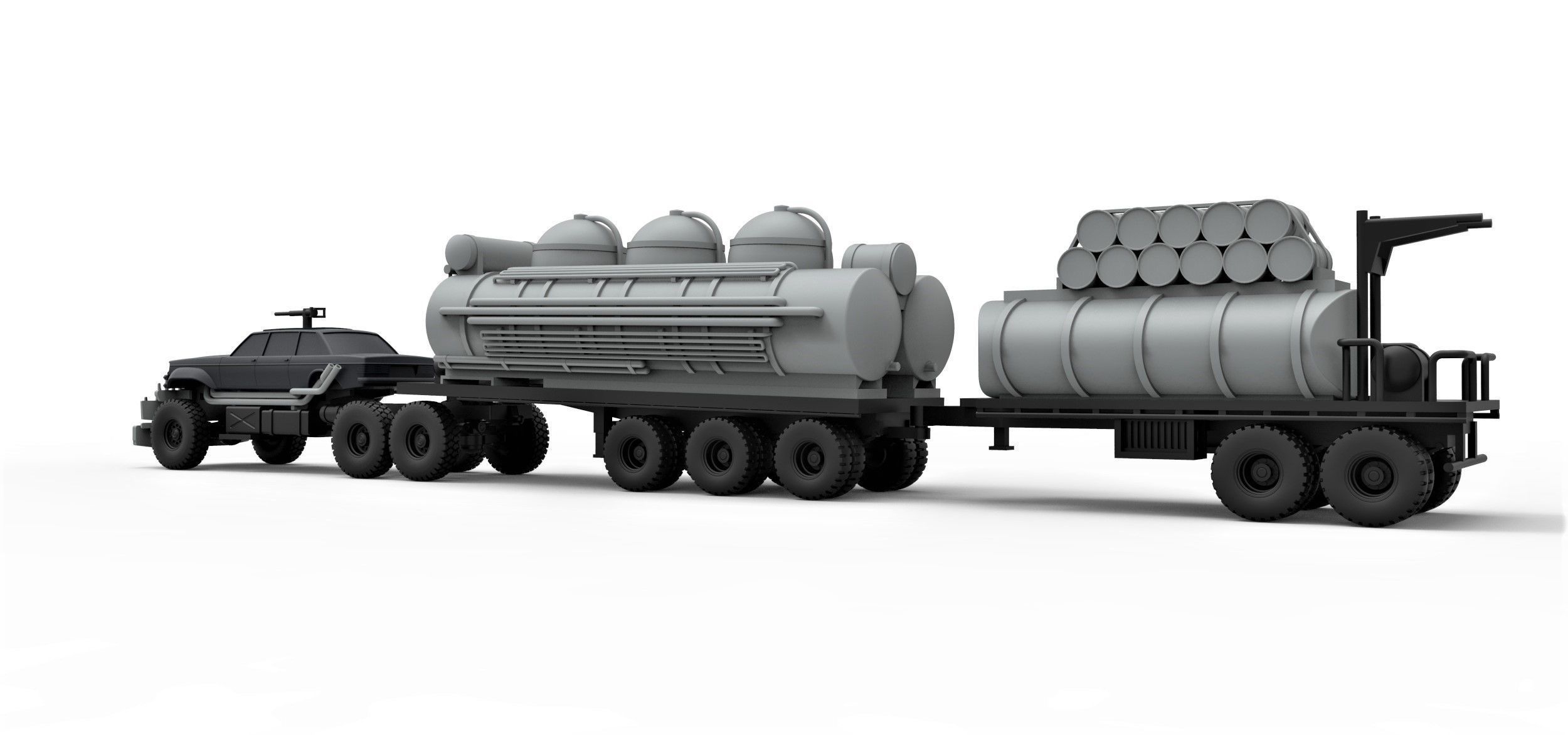 People eater truck from Mad Max 4 Scale 1 to 43 3D print model_13