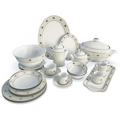 Ceramic Dinnerware 3D model
