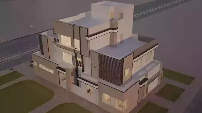 Exterior modern house