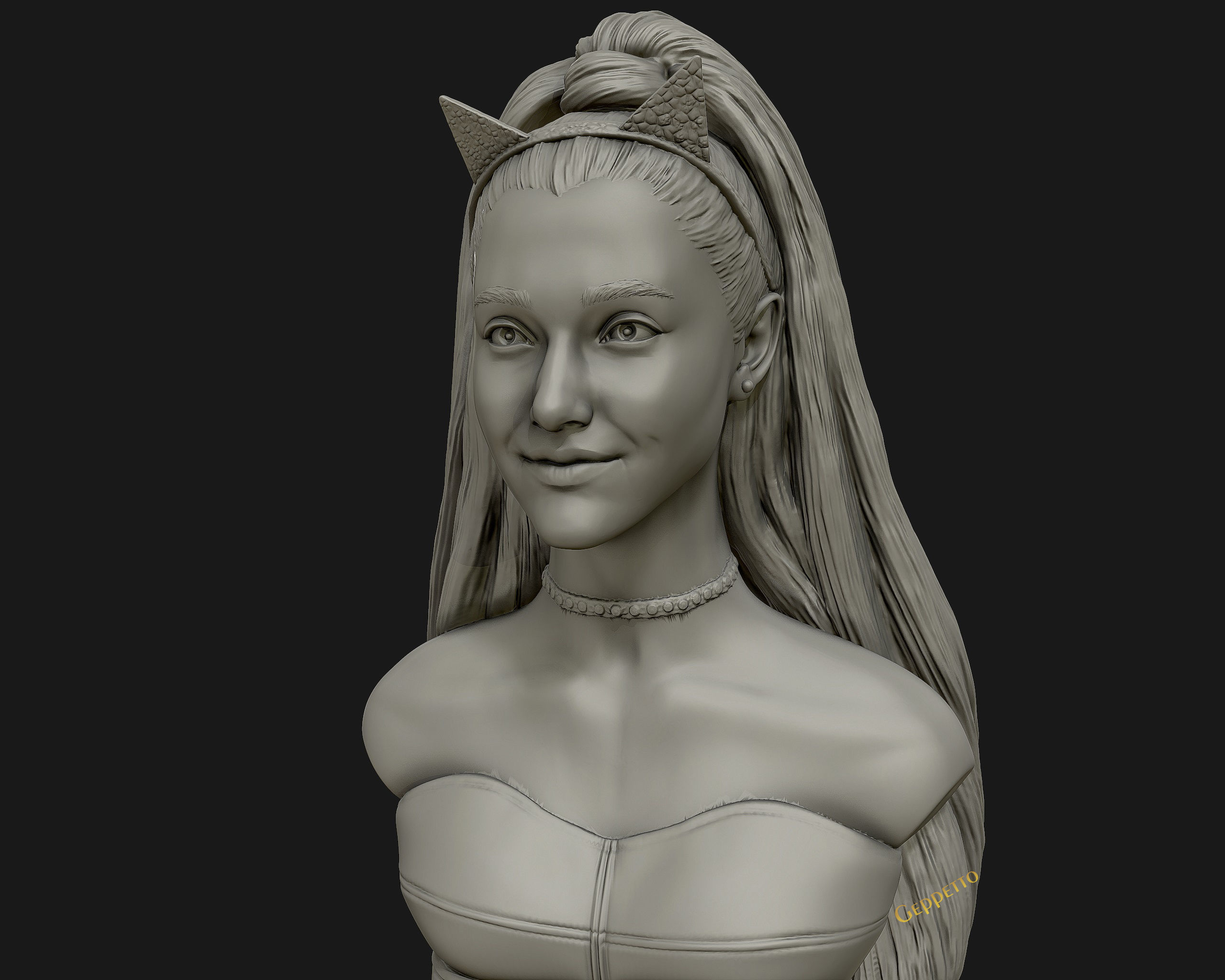 Ariana Grande sculpture Ready to 3D print 3D print model_11