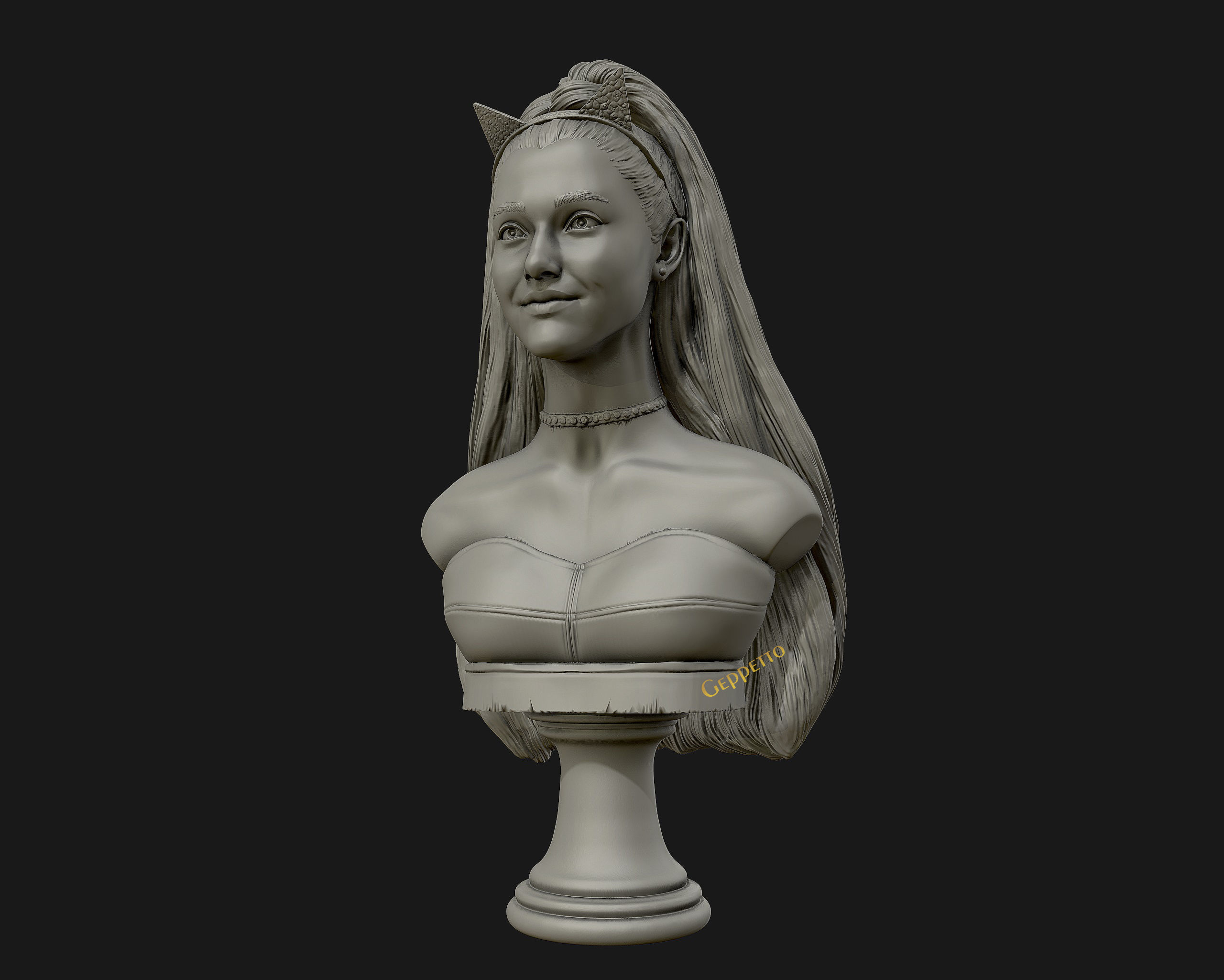 Ariana Grande sculpture Ready to 3D print 3D print model_35